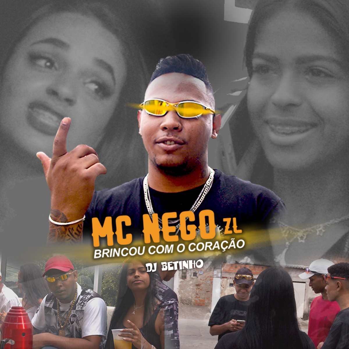 Brincou Com o Coração - Single by Mc Nego Zl & Dj Betinho album cover