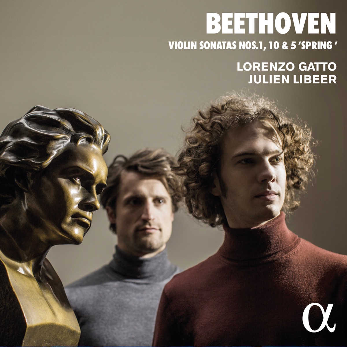 Beethoven: Violin Sonatas No. 1, 10 & 5 "Spring" by Lorenzo Gatto & Julien Libeer album cover