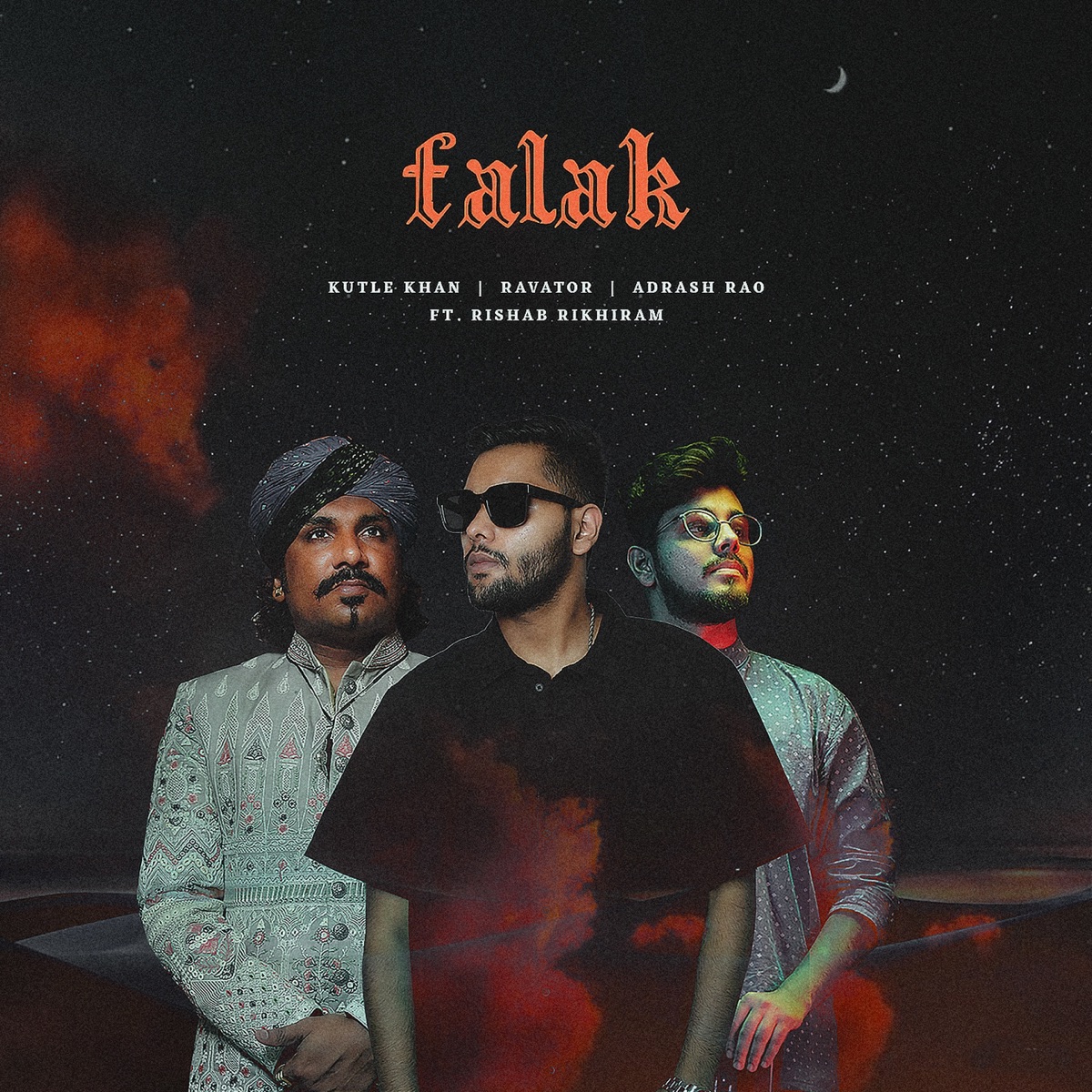 Falak (feat. Rishab Rikhiram Sharma) - Single by Ravator, Adarsh Rao & Kutle Khan album cover