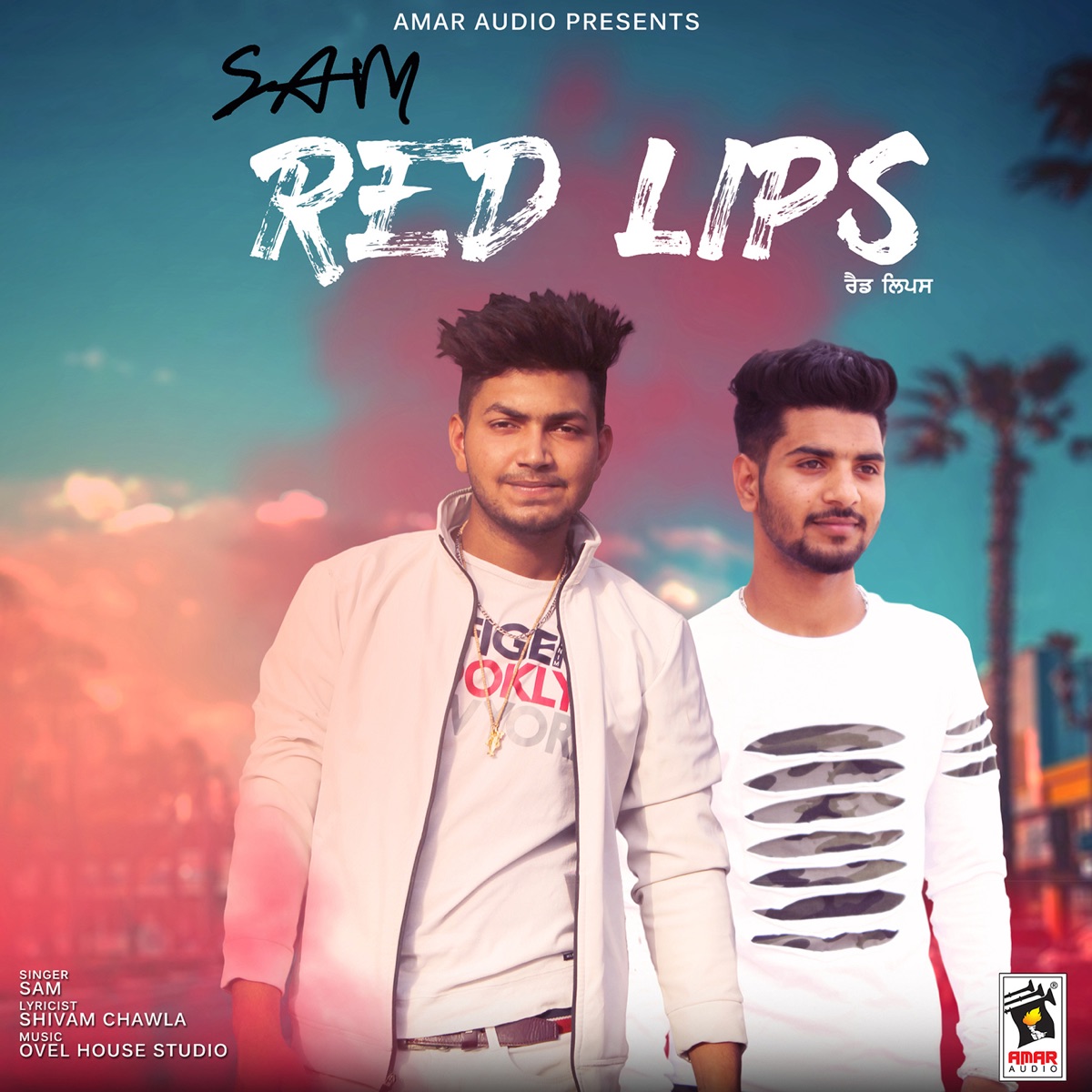 Red Lips (feat. Candy Sheoran) - Single by Sam album cover