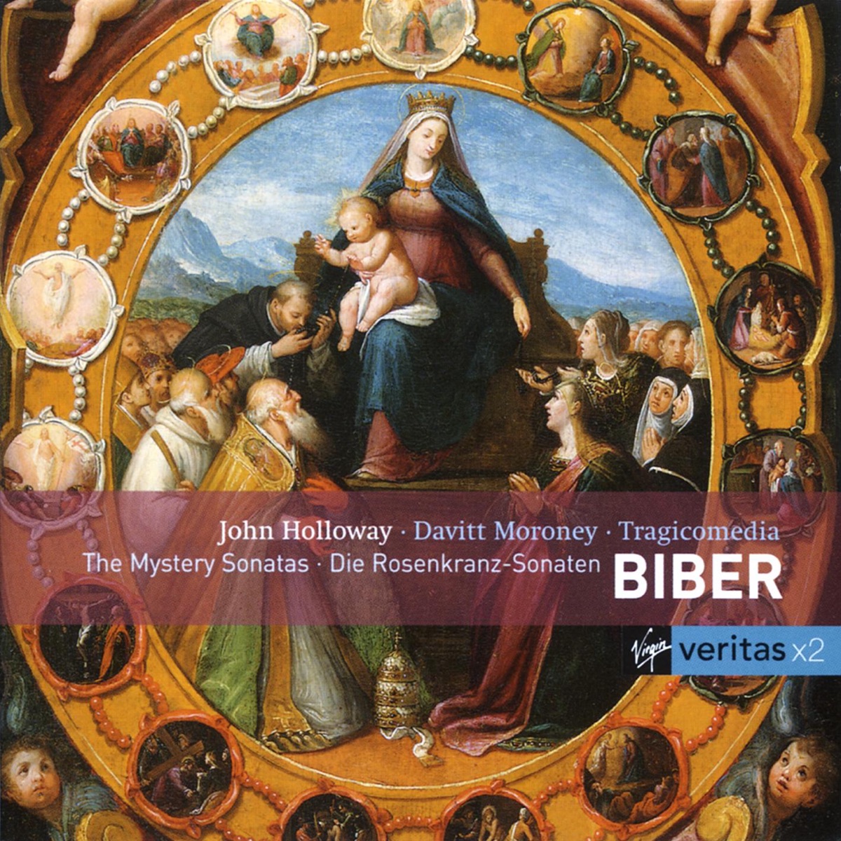 Biber: The Mystery Sonatas by John Holloway album cover