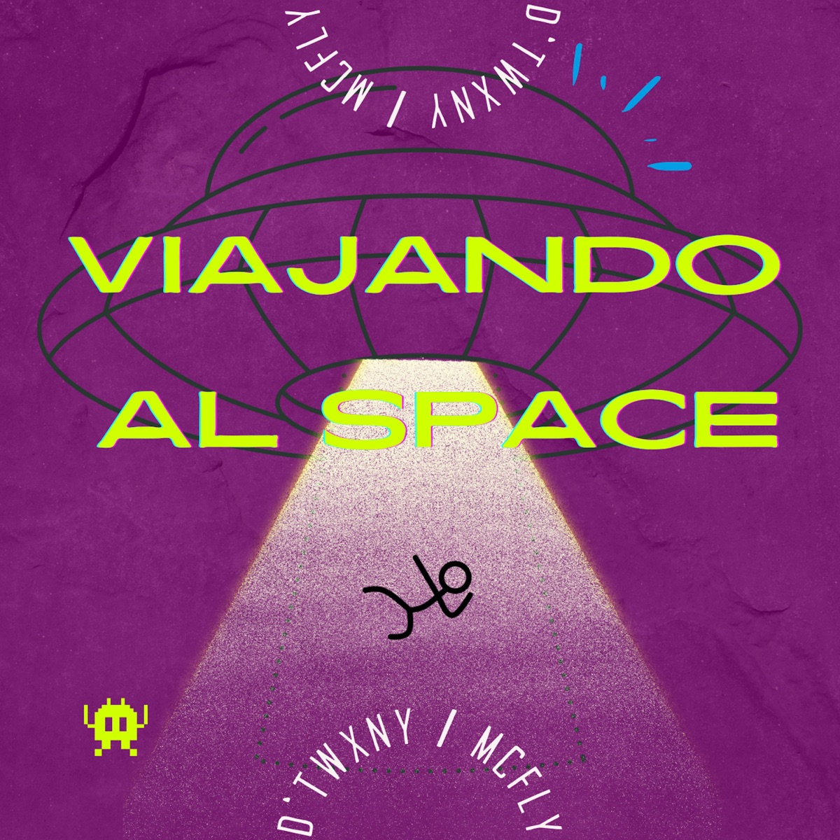 Viajando al Space - Single by D'twxny & MCFLY album cover