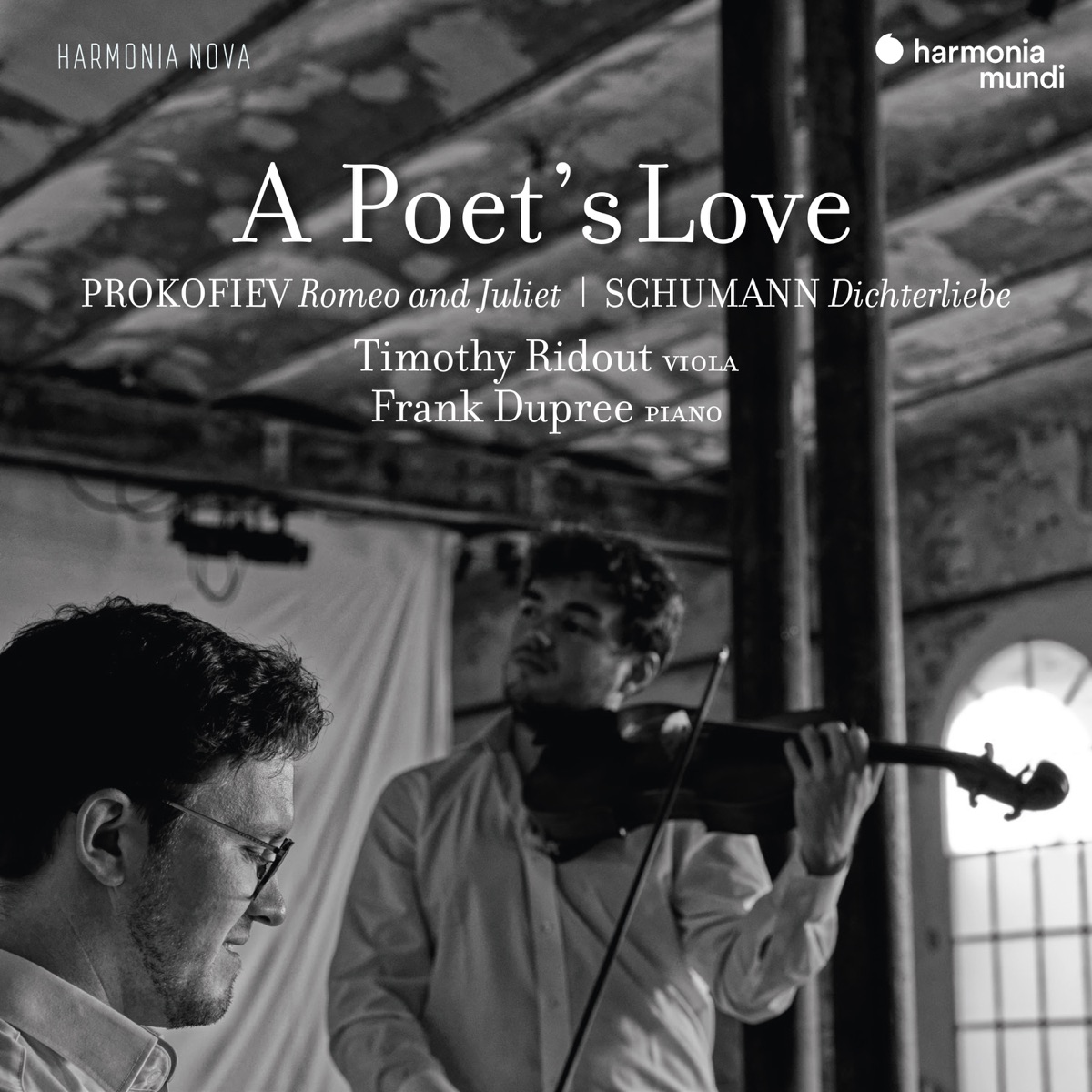A Poet's Love, Prokofiev: Romeo and Juliet - Schumann: Dichterliebe by Timothy Ridout & Frank Dupree album cover