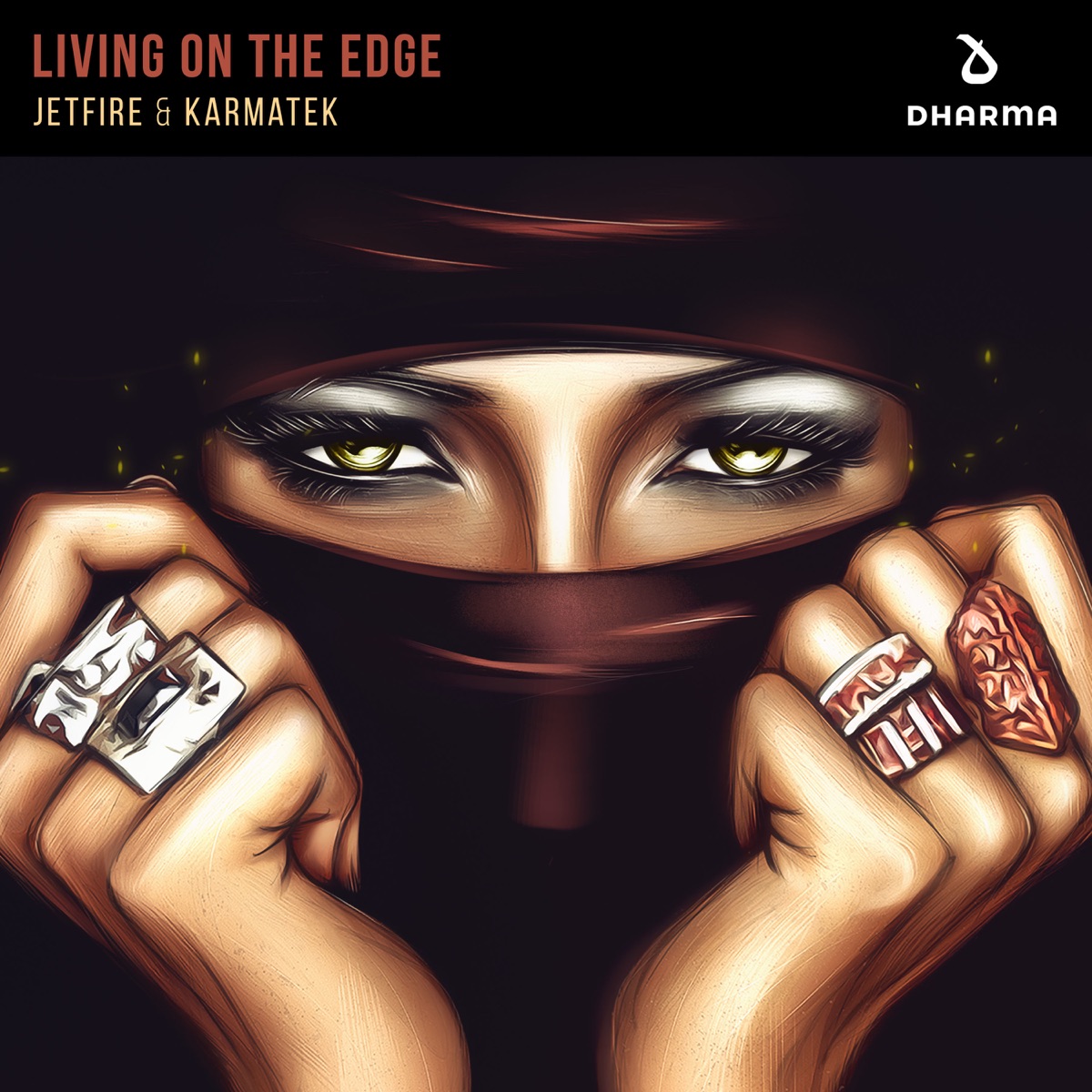 Living On The Edge - Single by JETFIRE & Karmatek album cover