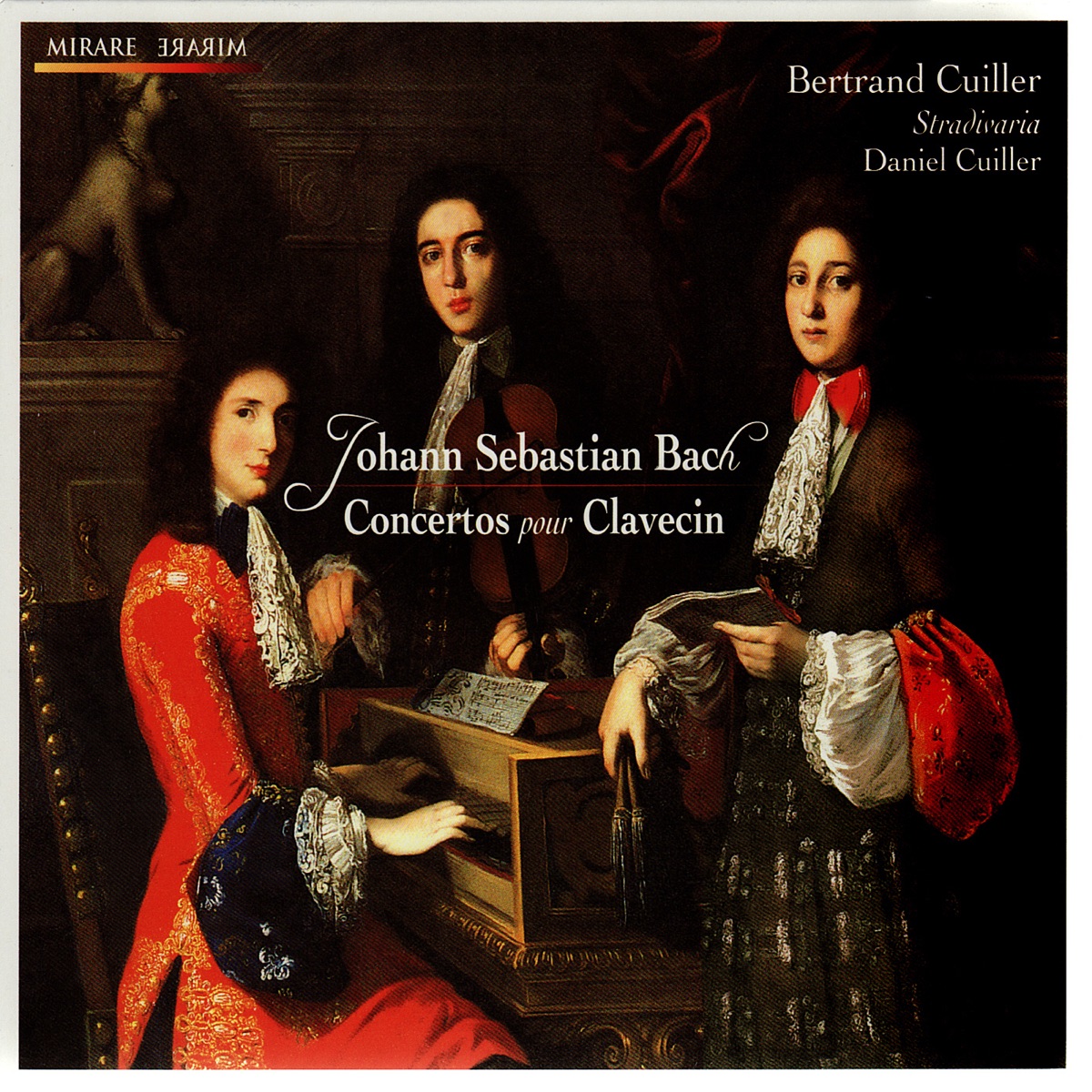Bach: Concertos pour clavecin by Bertrand Cuiller, Daniel Cuiller & Stradivaria album cover