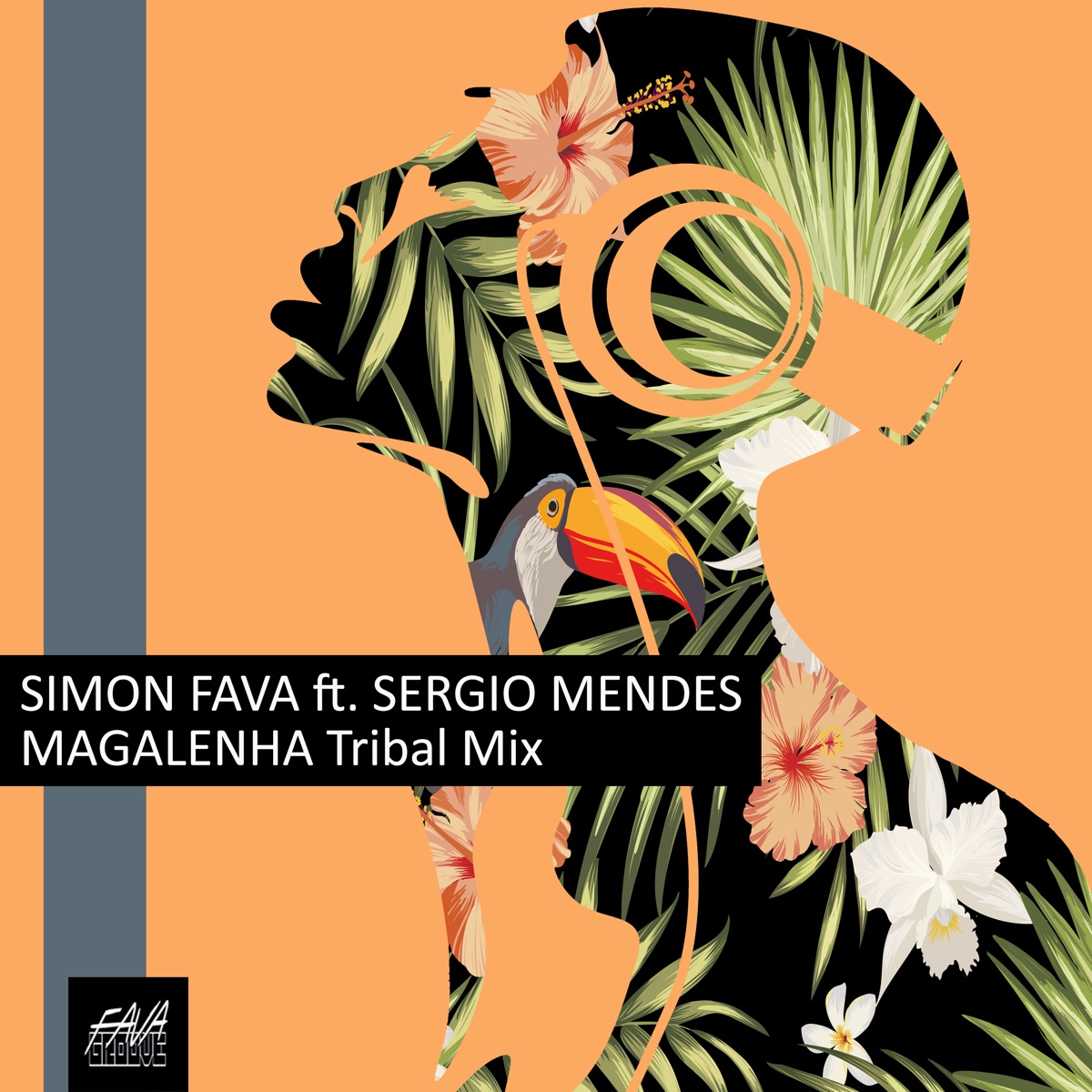 Magalenha (Tribal Mix) [feat. Sergio Mendes] - Single by Simon Fava album cover