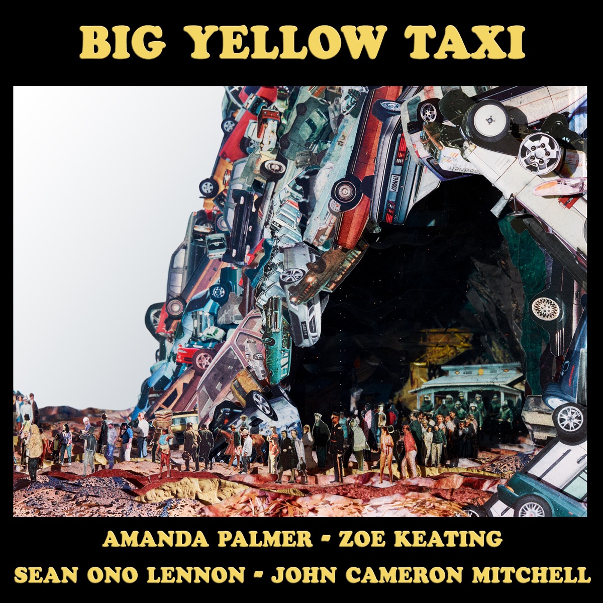 Big Yellow Taxi - Single by Amanda Palmer, Zoë Keating, Sean Ono Lennon & John Cameron Mitchell album cover