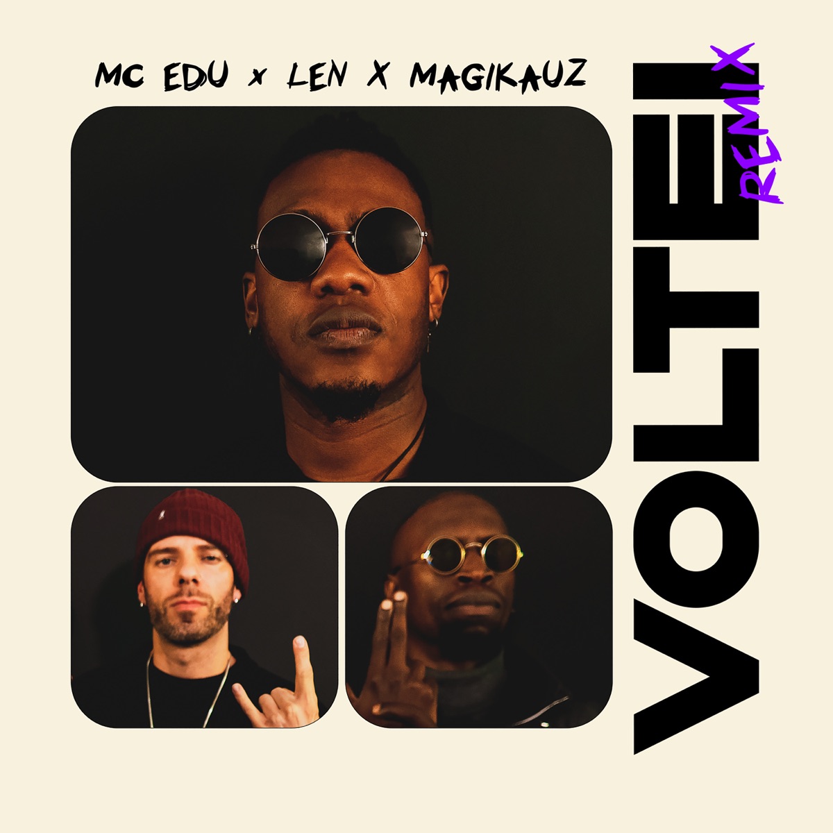 Voltei (Remix) [feat. Lenzo Rizzo & Magikauz] - Single by Mc Edu album cover