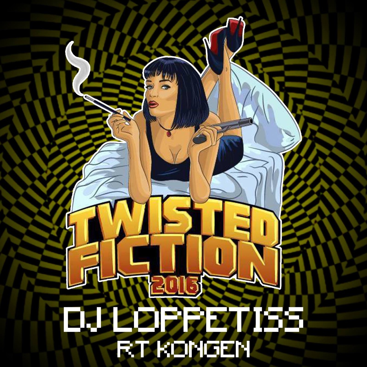 Twisted Fiction 2016 - Single by DJ Loppetiss & RT Kongen album cover