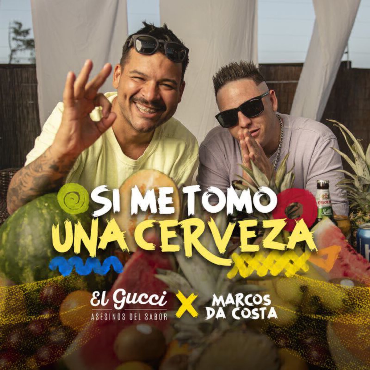 Si Me Tomo una Cerveza (Plena) - Single by El Gucci y Su Banda, Lucas Bunnker & Marcos da Costa album cover