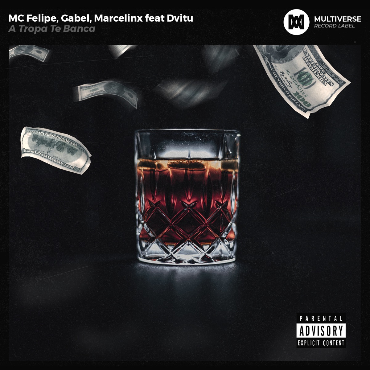 A Tropa Te Banca (feat. Dvitu) - Single by MC Felipe, Gabel & Marcelinx album cover