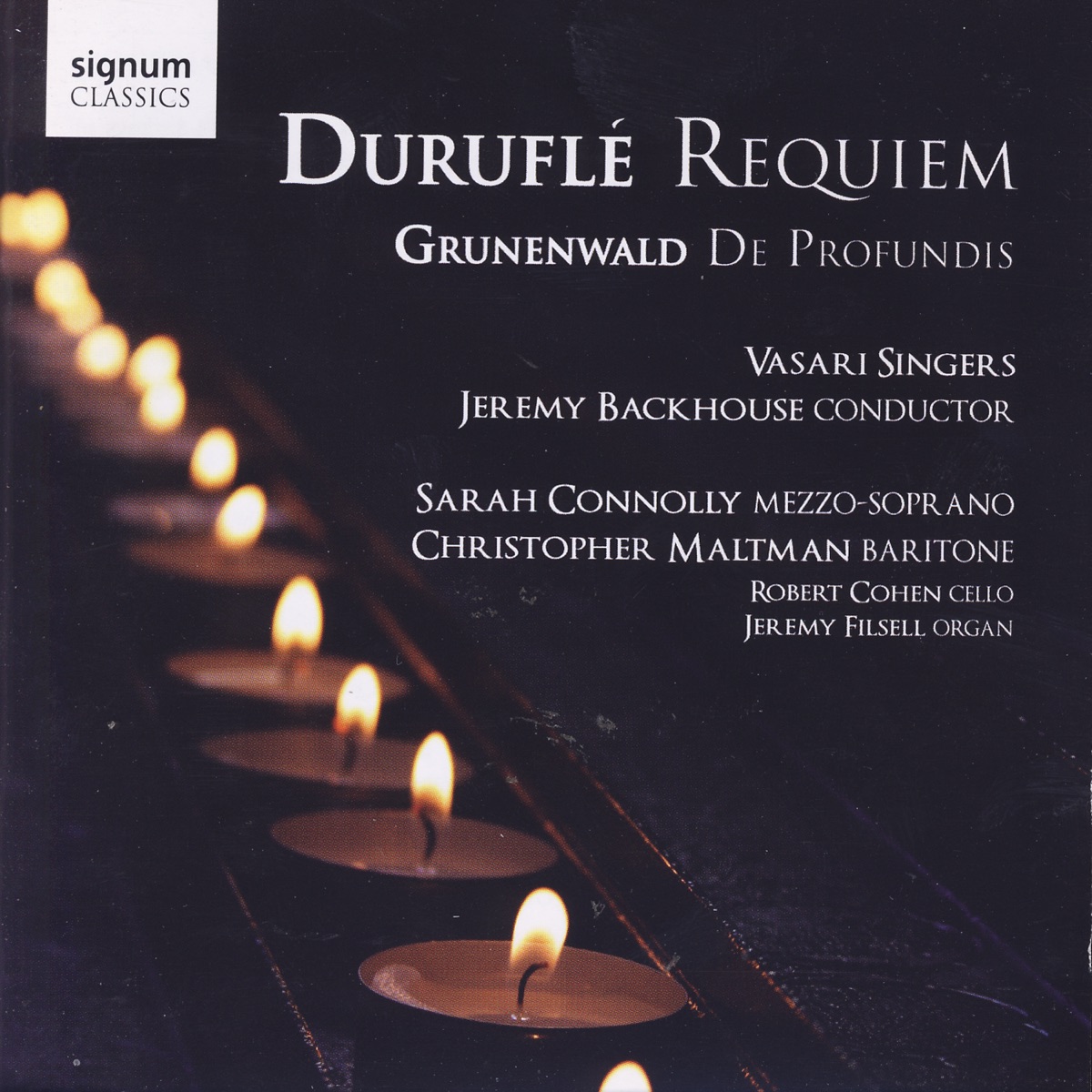 Duruflé: Requiem by Vasari Singers, Dame Sarah Connolly & Jeremy Backhouse album cover
