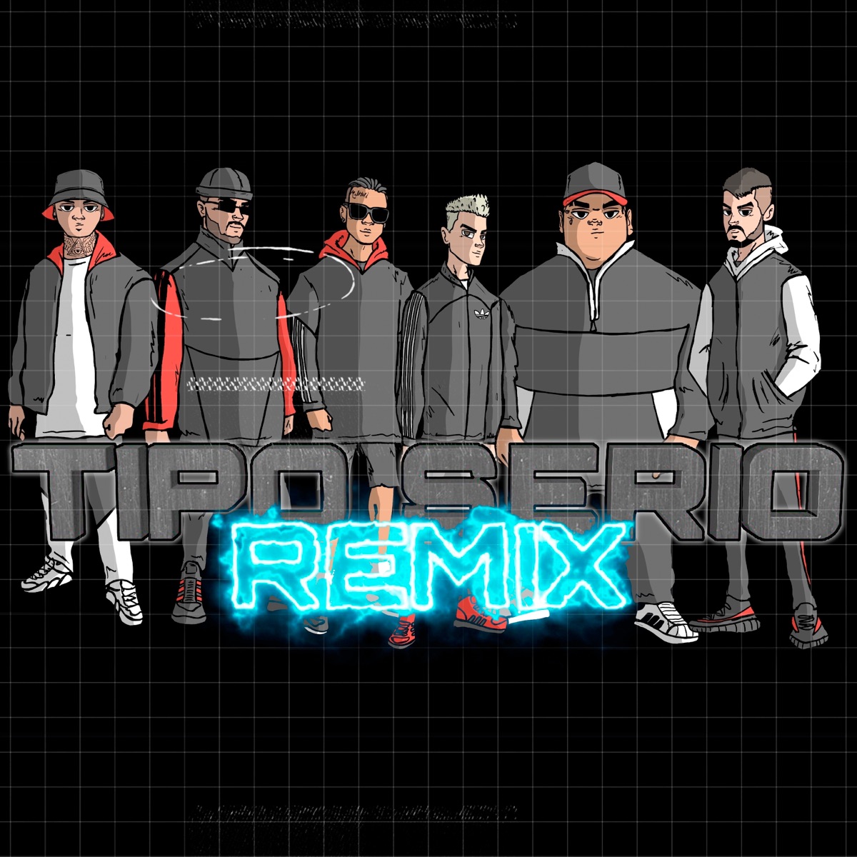 Tipo Serio (Remix) [feat. Yartzi, Treizy, G Sony, Scrop & J Higgz] - Single by S'n'K album cover