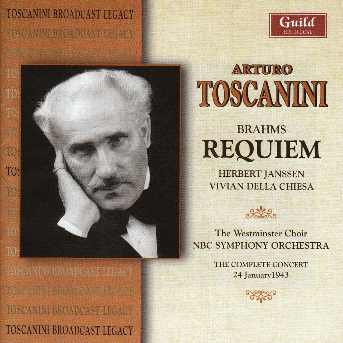 Brahms: Requiem by NBC Symphony Orchestra & Arturo Toscanini album cover