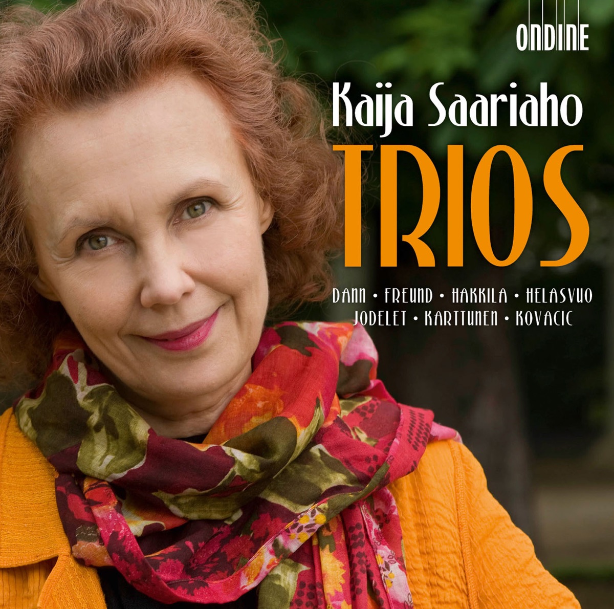 Saariaho: Trios by Anssi Karttunen, Tuija Hakkila, Pia Freund, Zebra Trio, Mikael Helasvuo, Steven Dann & Florent Jodelet album cover
