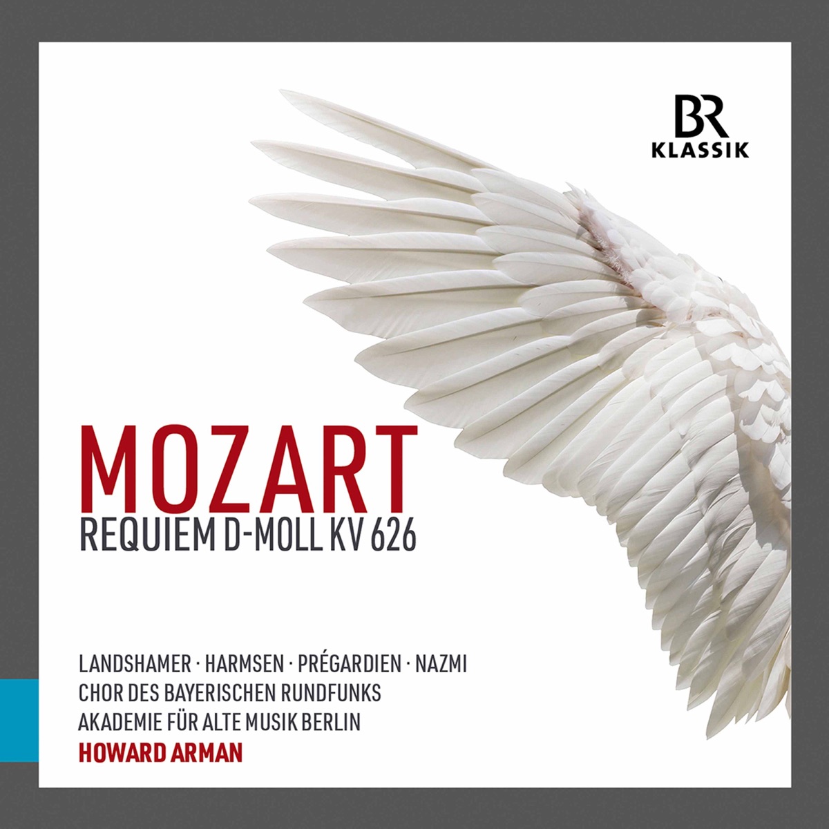Mozart: Requiem in D Minor, K. 626 - Neukomm: Libera me, Domine (Live) by Bavarian Radio Chorus, Akademie für Alte Musik Berlin, Howard Arman, Julian Prégardien & Tareq Nazmi album cover