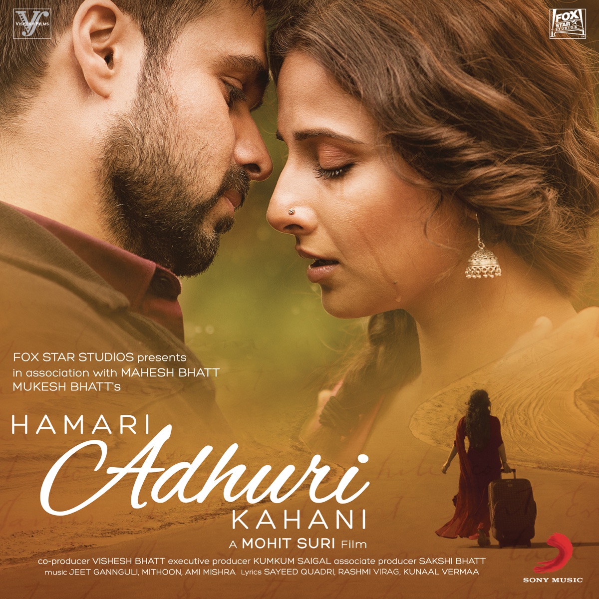 Hamari Adhuri Kahani (Original Motion Picture Soundtrack) by Jeet Gannguli, Mithoon & Ami Mishra album cover