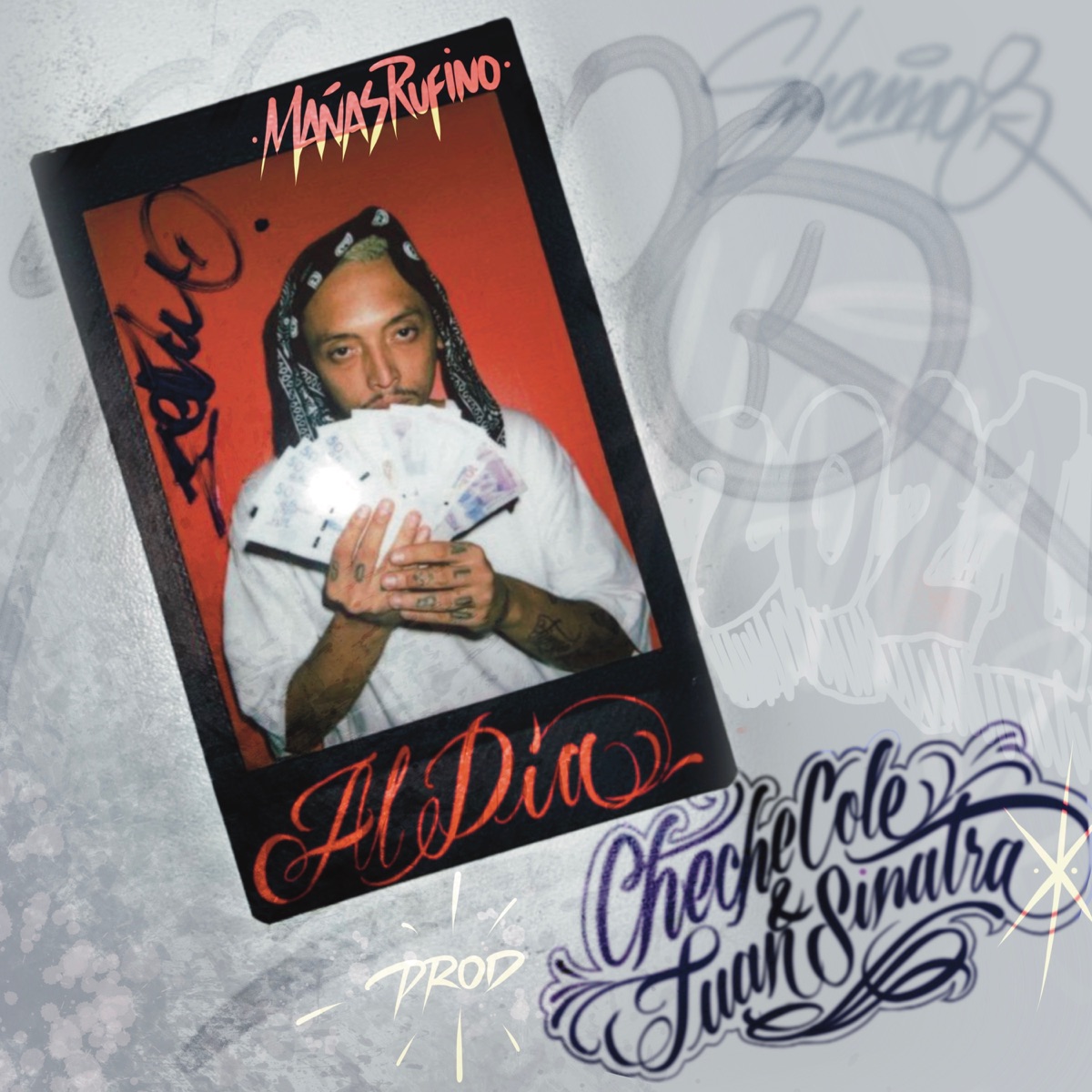 Al Día (feat. Doble Porcion) - Single by Mañas Ru-Fino, Cheche Cole & Juan Sinatra album cover