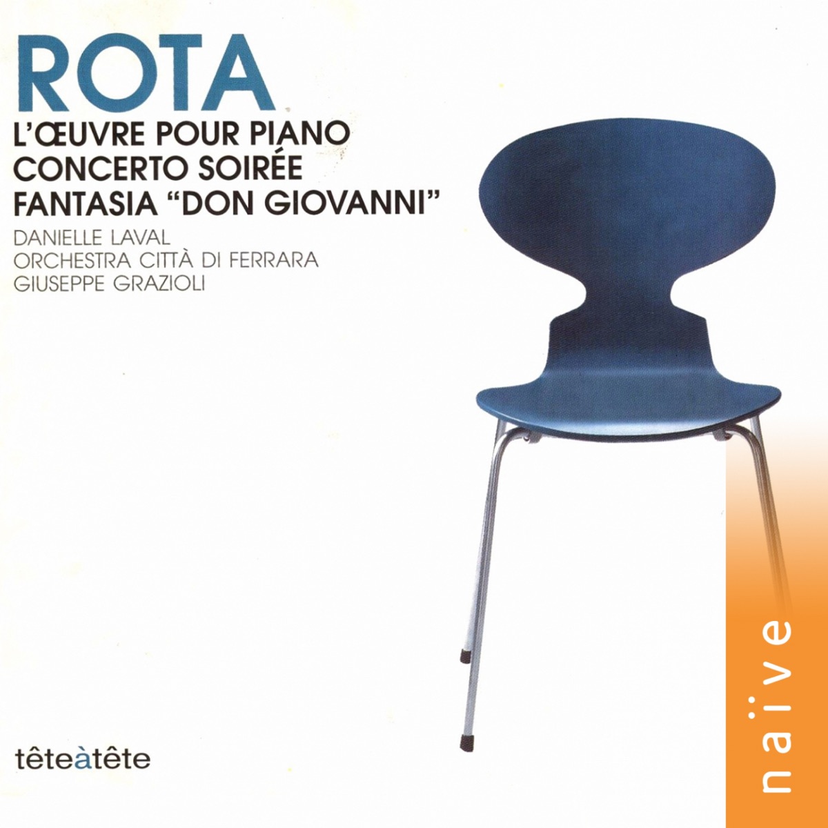 Rota: L'œuvre pour piano, Concerto soirée & Fantaisie Don Giovanni by Danielle Laval, Giuseppe Grazioli & Orchestra Città di Ferrara album cover
