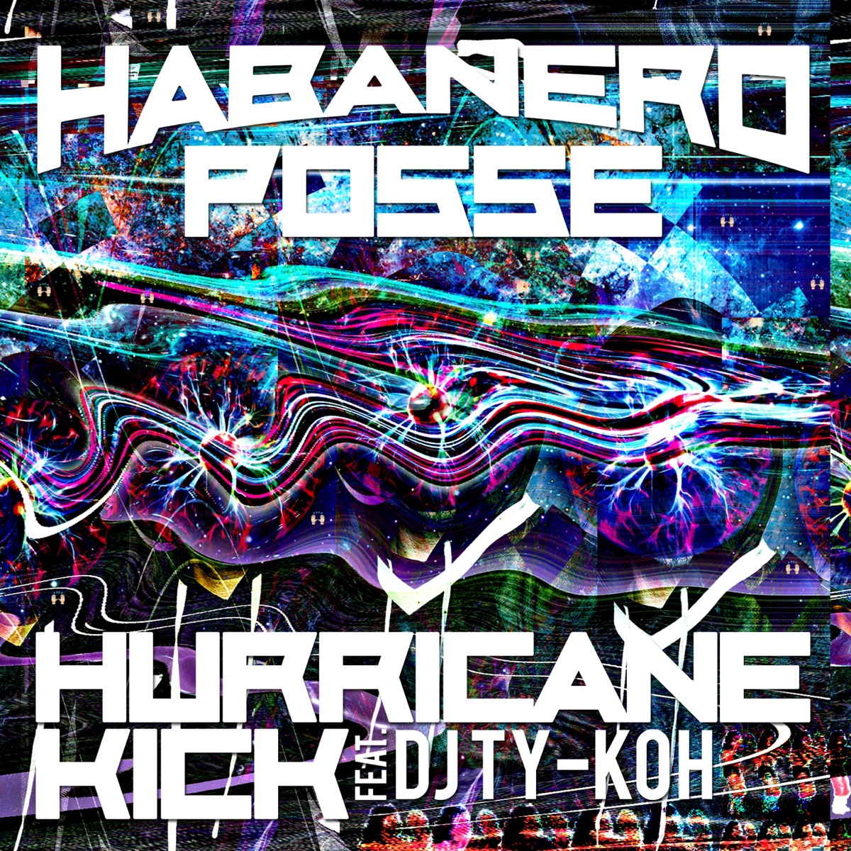 HURRICANE KICK feat. DJ TY-KOH - Single by HABANERO POSSE album cover