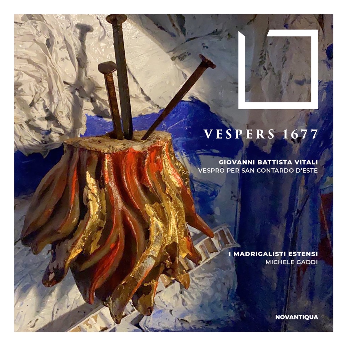 Vespers 1677 by I Madrigalisti Estensi, Michele Gaddi, Benedetta Mazzucato, Alice Molinari, Arianna Stornello, Alice Fraccari, Maximiliano Dante Texeira, Matteo Straffi, Gabriele Lombardi, Paolo Davolio, Lorenzo Baldini & Giacomo Pieracci album cover