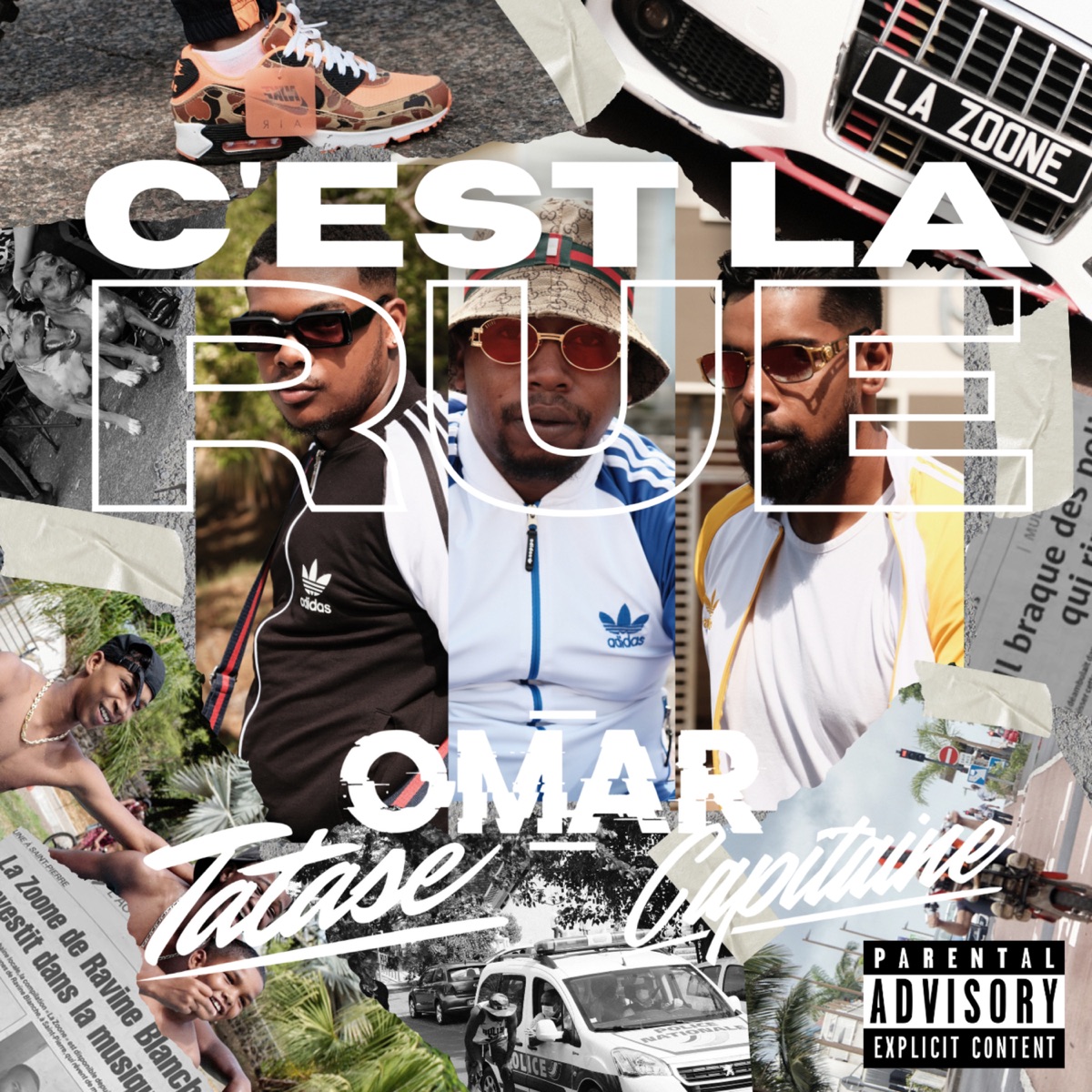 C'est la Rue - Single by Omar, Capitaine & Tatase album cover