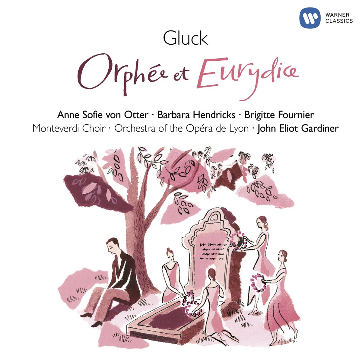 Gluck: Orphée et Euridice by Alain Duchemin, Anne Sofie von Otter, Barbara Hendricks, Brigitte Fournier, John Eliot Gardiner, Monteverdi Choir & Orchestre de l'Opéra de Lyon album cover