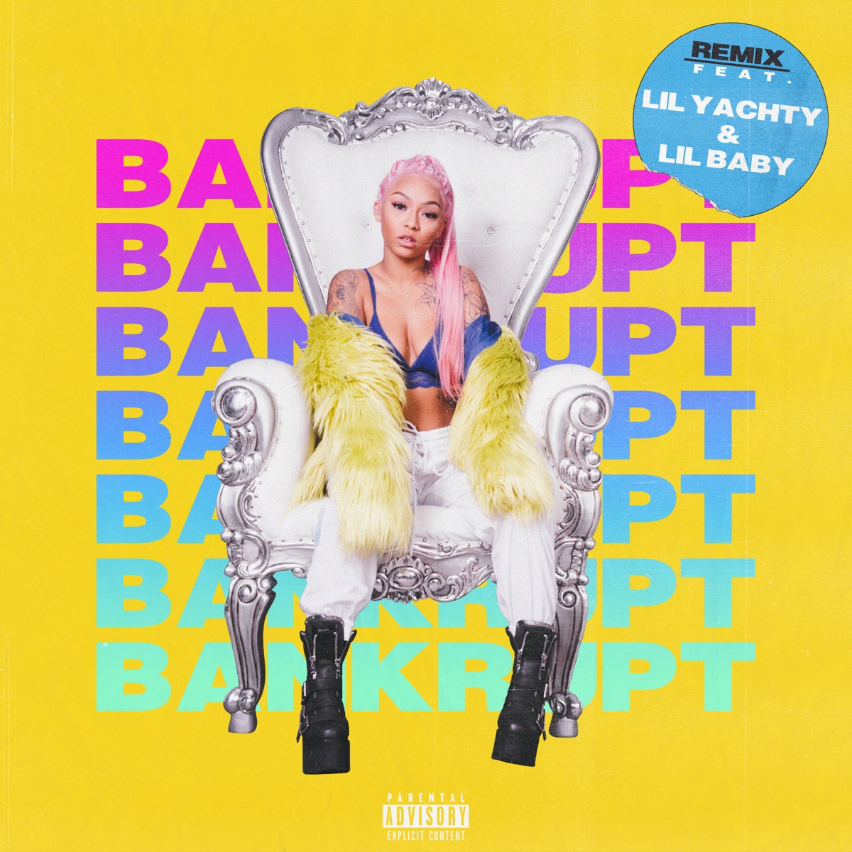 Bankrupt (Remix) [feat. Lil Yachty & Lil Baby] - Single by Cuban Doll album cover artwork