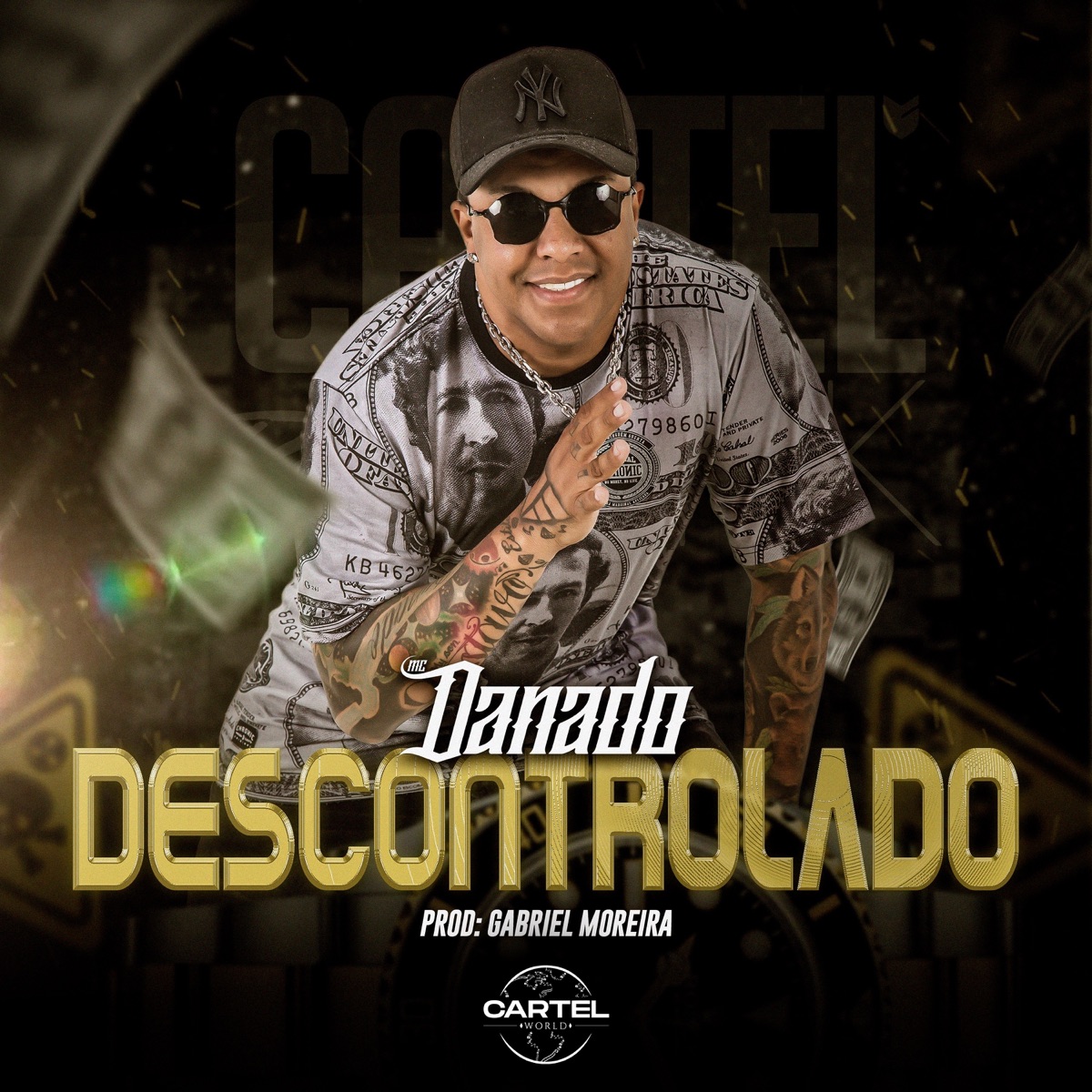 Descontrolado - Single by Gabriel Moreira, Cartel do Funk & Mc Danado album cover