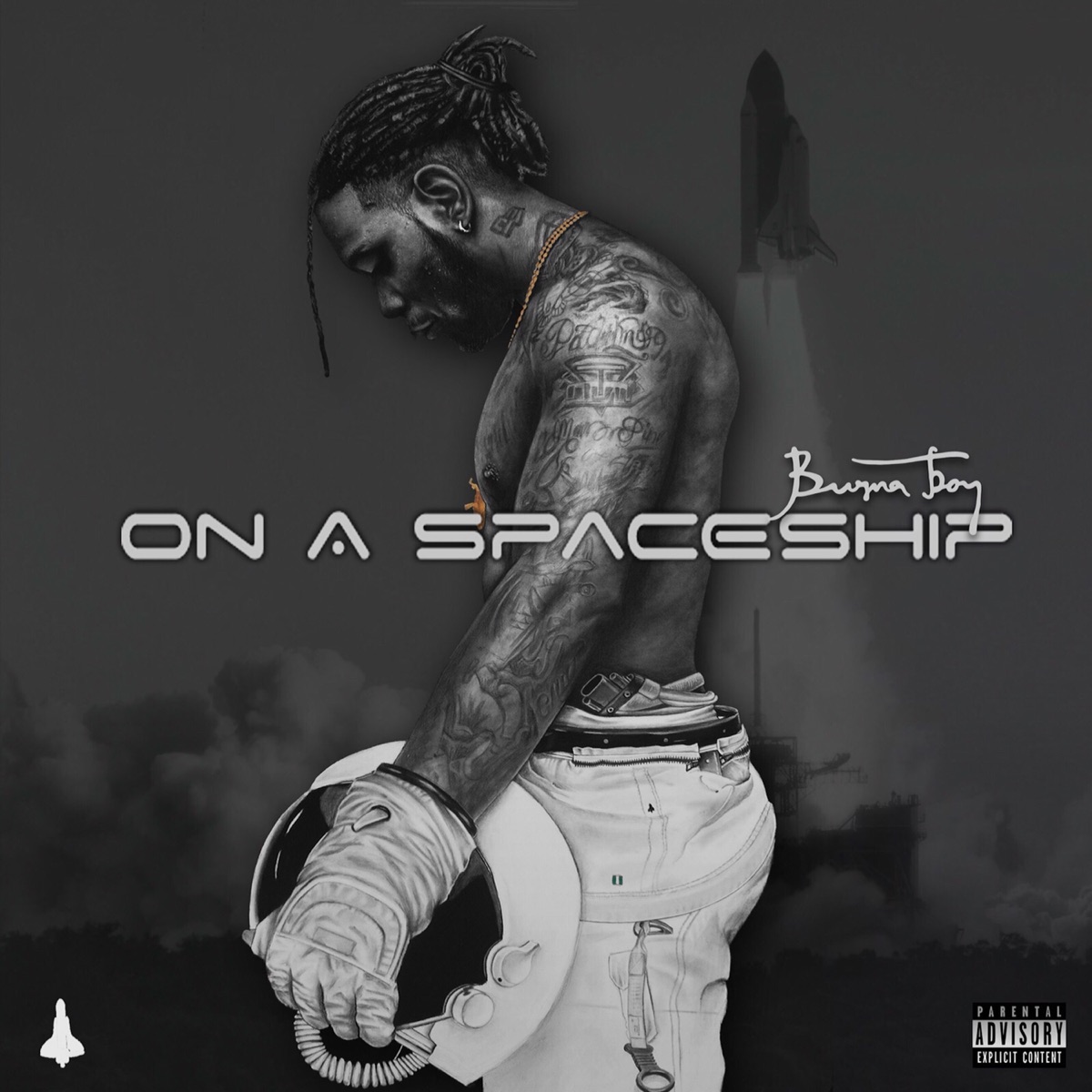 On a Spaceship by Burna Boy album cover
