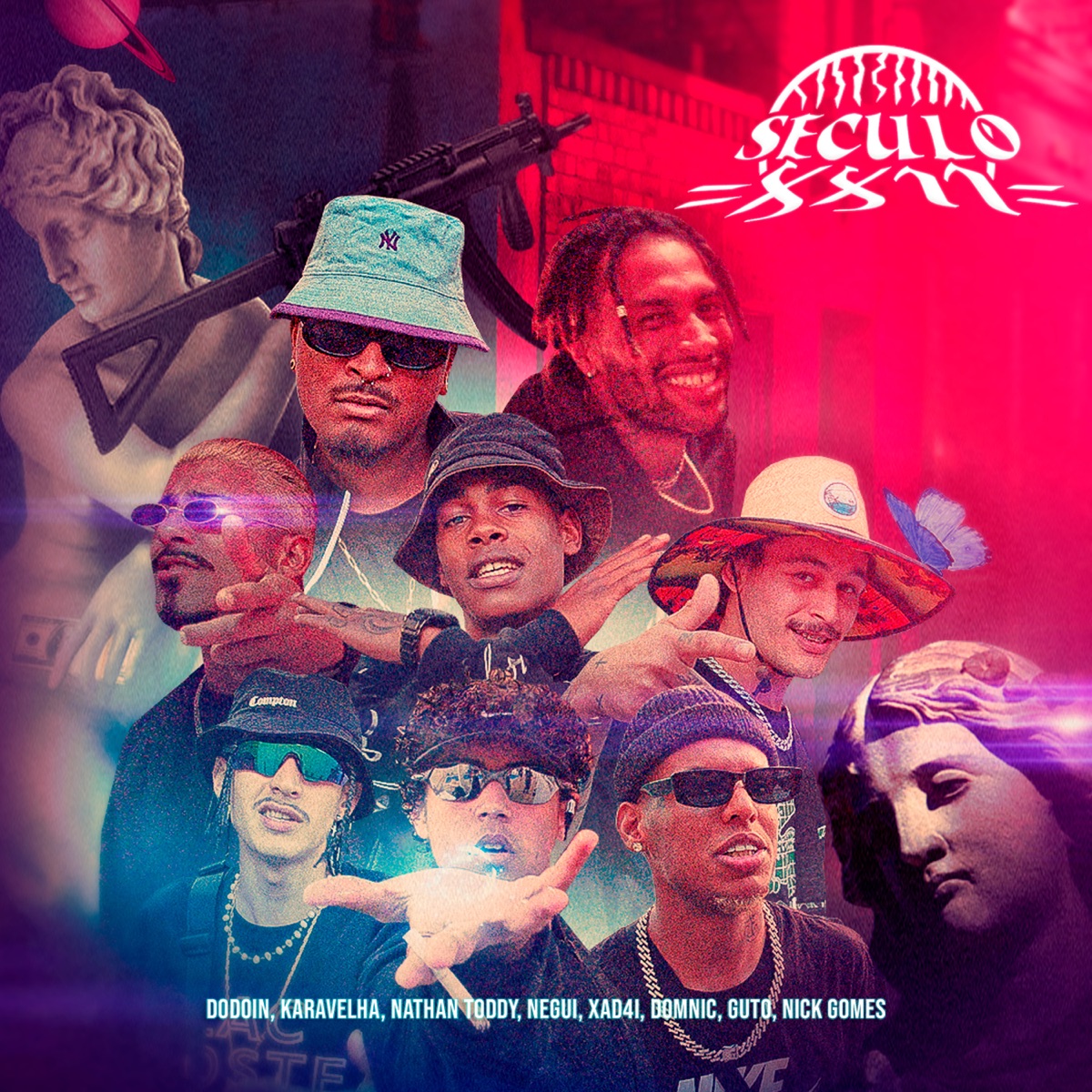 Século XXII - Single by Nathan Toddy, gutxmsv, Karavelha, Negui, XAD4I, Dodoin, Nick Gomes & Domnic album cover