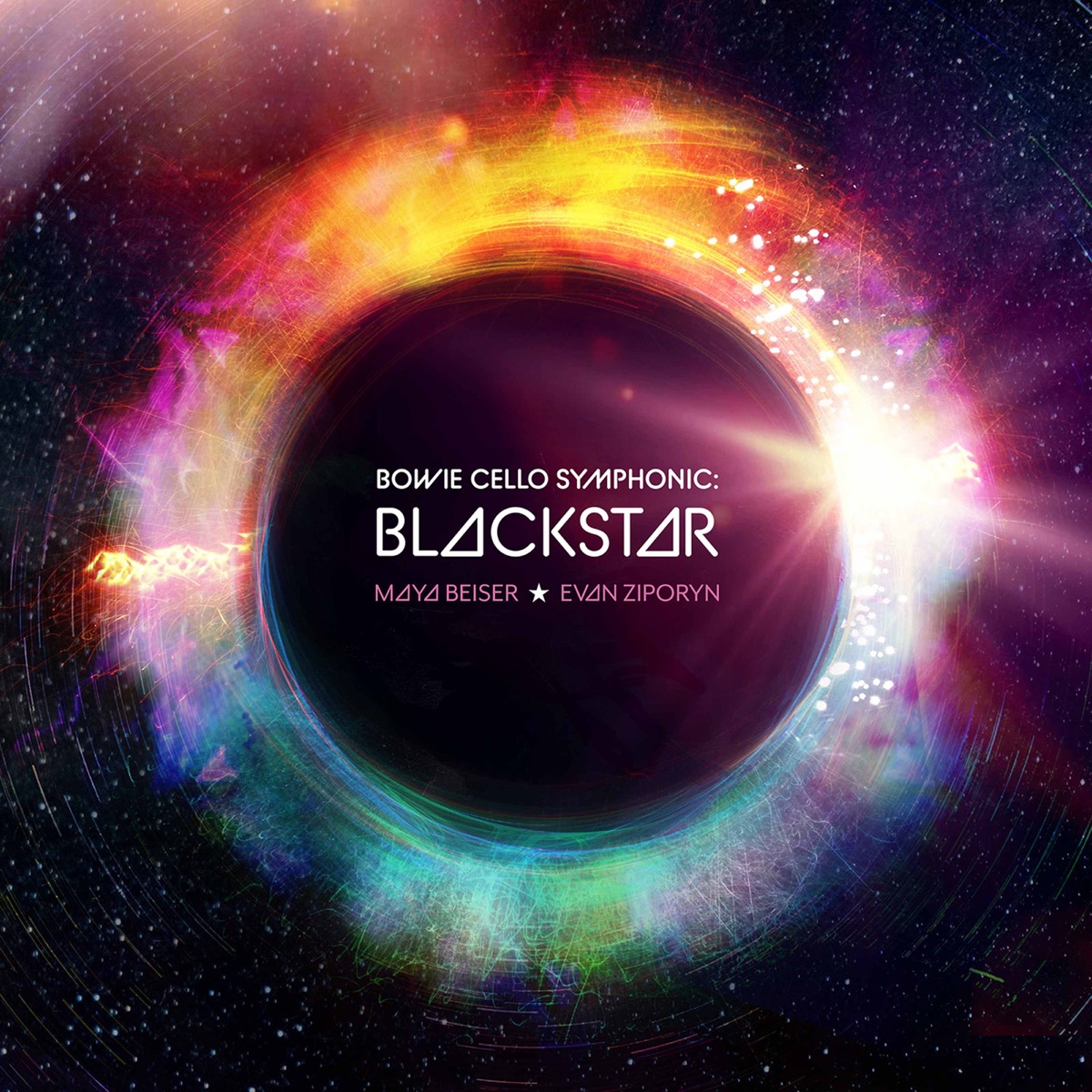 Bowie Cello Symphonic: Blackstar by Maya Beiser, Ambient Orchestra & Evan Ziporyn album cover
