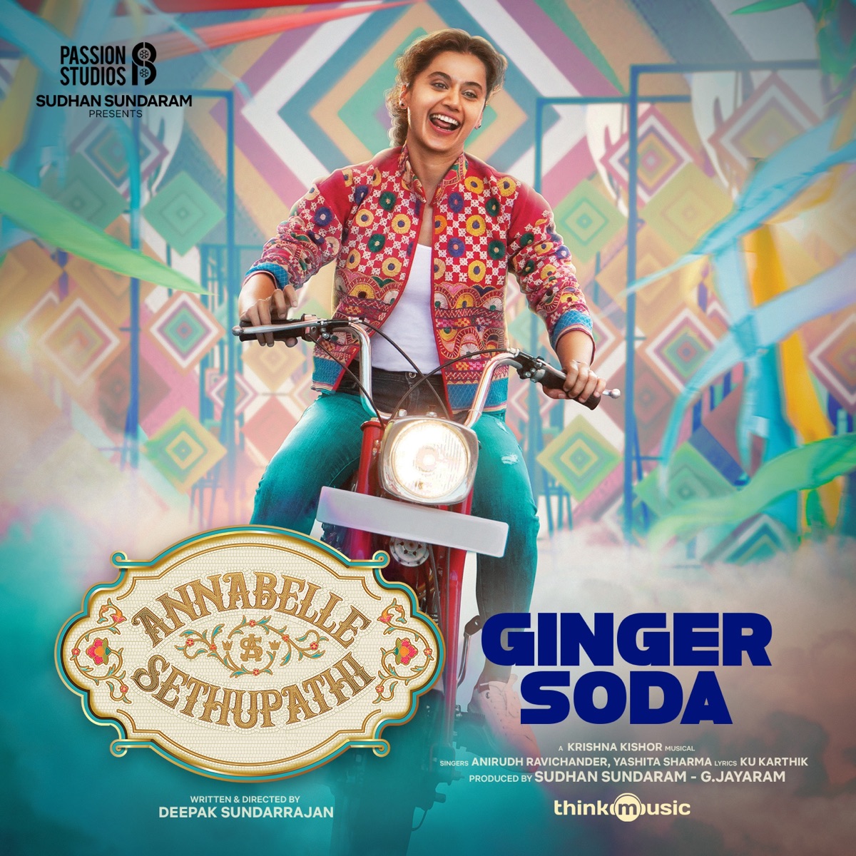 Ginger Soda (From "Annabelle Sethupathi") - Single by Krishna Kishor, Anirudh Ravichander & Yashita Sharma album cover