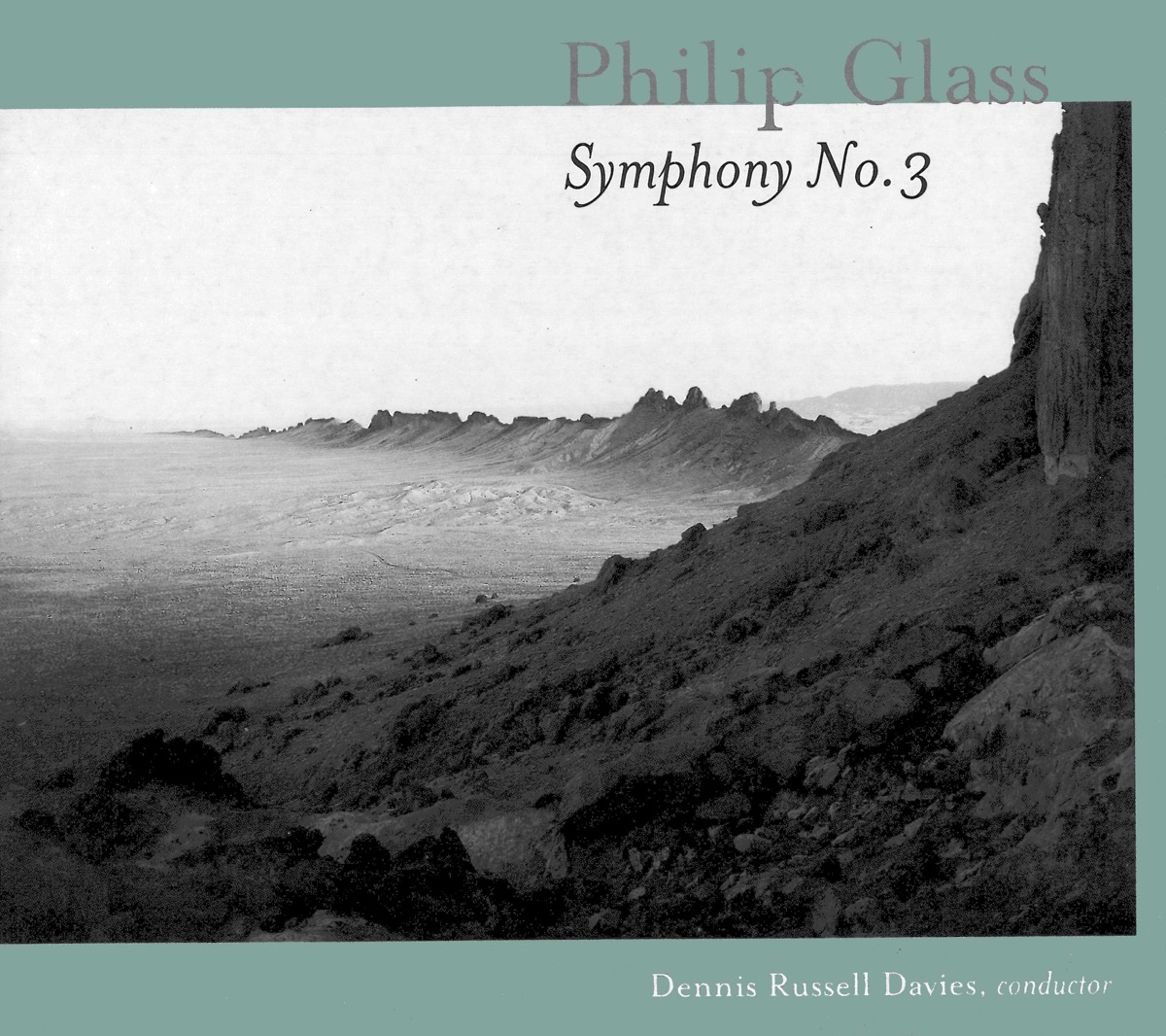 Philip Glass: Symphony No.3 by Stuttgart Chamber Orchestra, Vienna Radio Symphony Orchestra & Dennis Russell Davies album cover