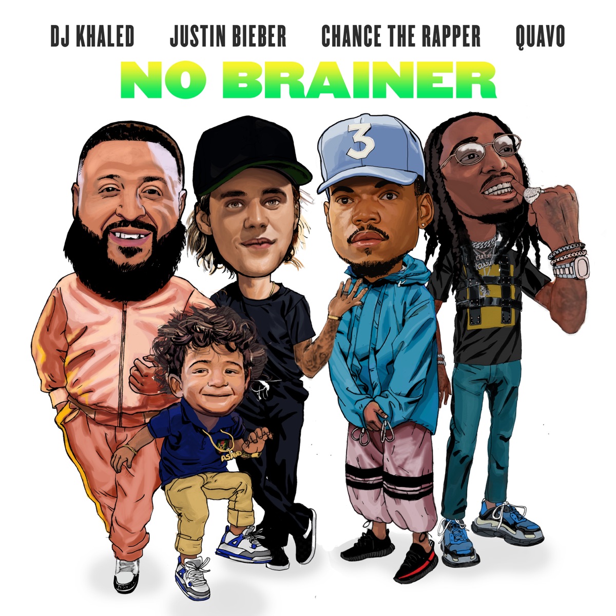 No Brainer (feat. Justin Bieber, Chance the Rapper & Quavo) - Single by DJ Khaled album cover
