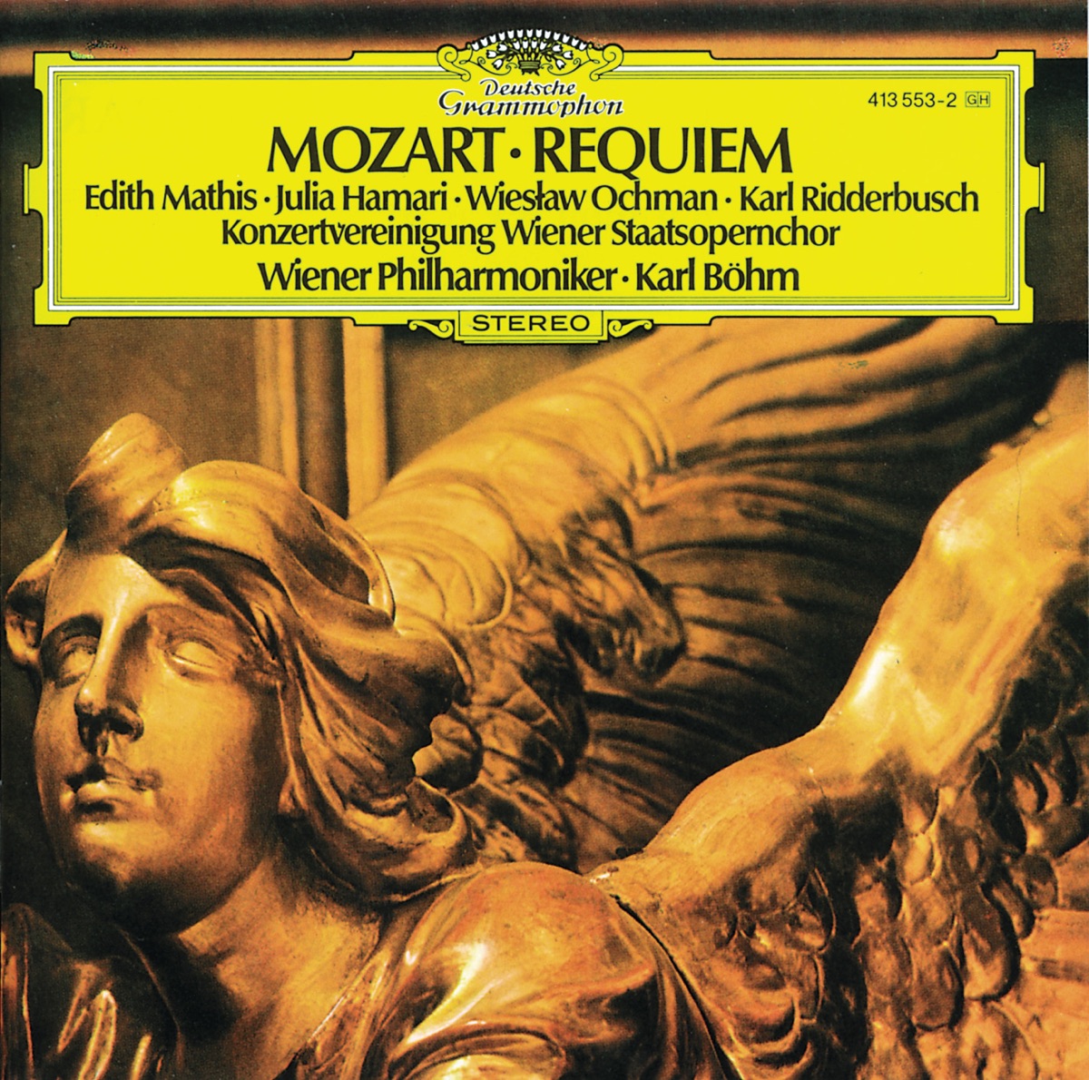 Mozart: Requiem by Edith Mathis, Julia Hamari, Karl Böhm, Karl Ridderbusch, Chor der Wiener Staatsoper, Wieslaw Ochman & Vienna Philharmonic album cover