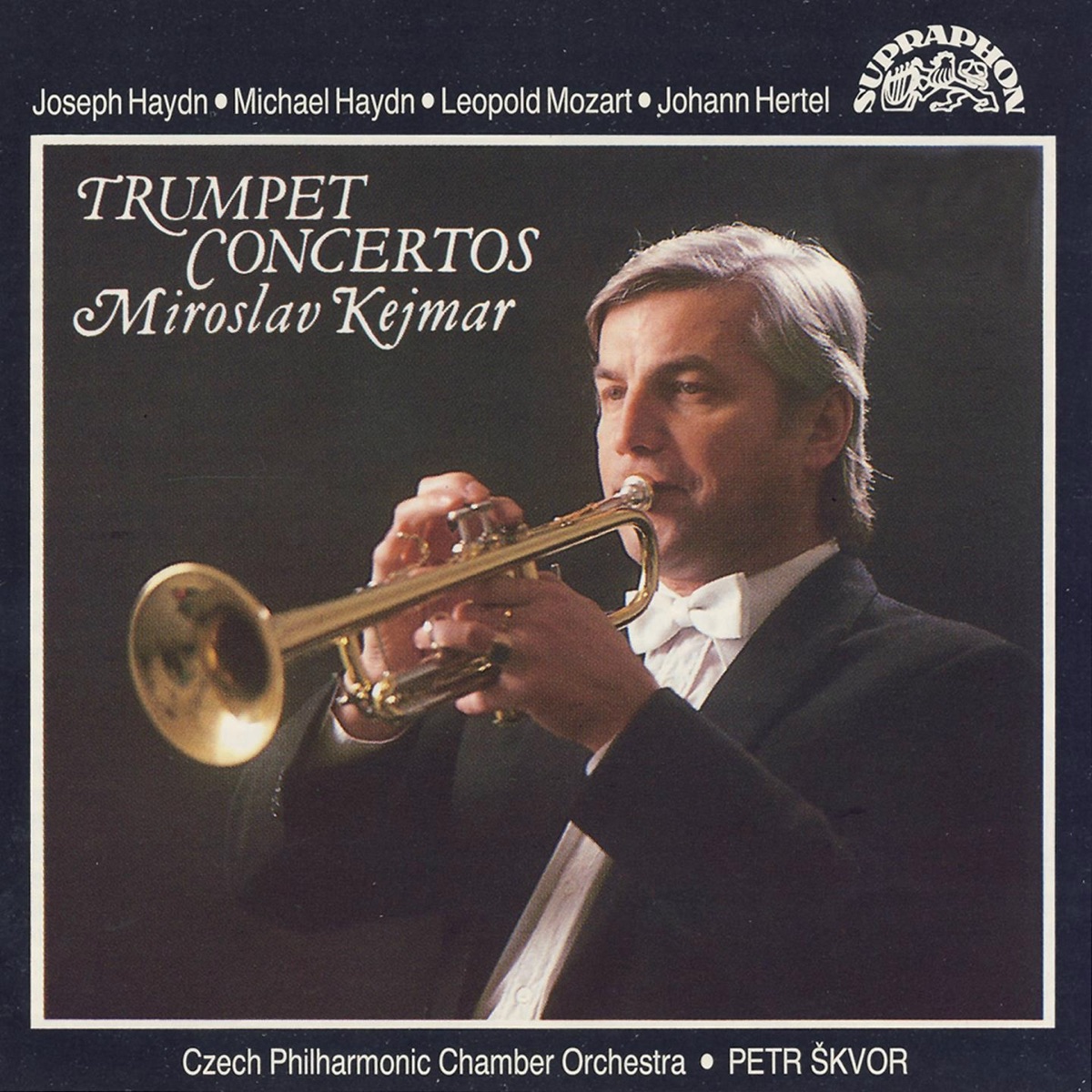 Haydn: Trumpet Concertos by Miroslav Kejmar, Petr Skvor & Czech Philharmonic Chamber Orchestra album cover