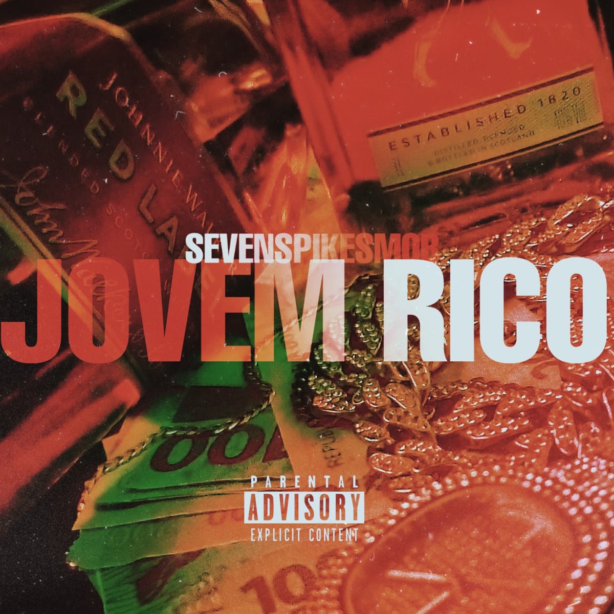 Jovem Rico (feat. CZT, Rxnxto, Naüj, Rodrigo Straik & MR TESE) - Single by Seven Spikes Mob album cover