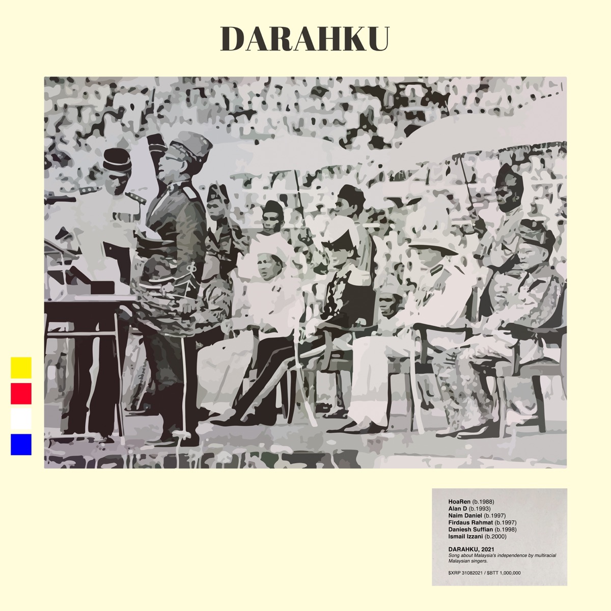 Darahku (feat. Hao Ren & Alan D) - Single by Naim Daniel, Ismail Izzani & Firdaus Rahmat album cover