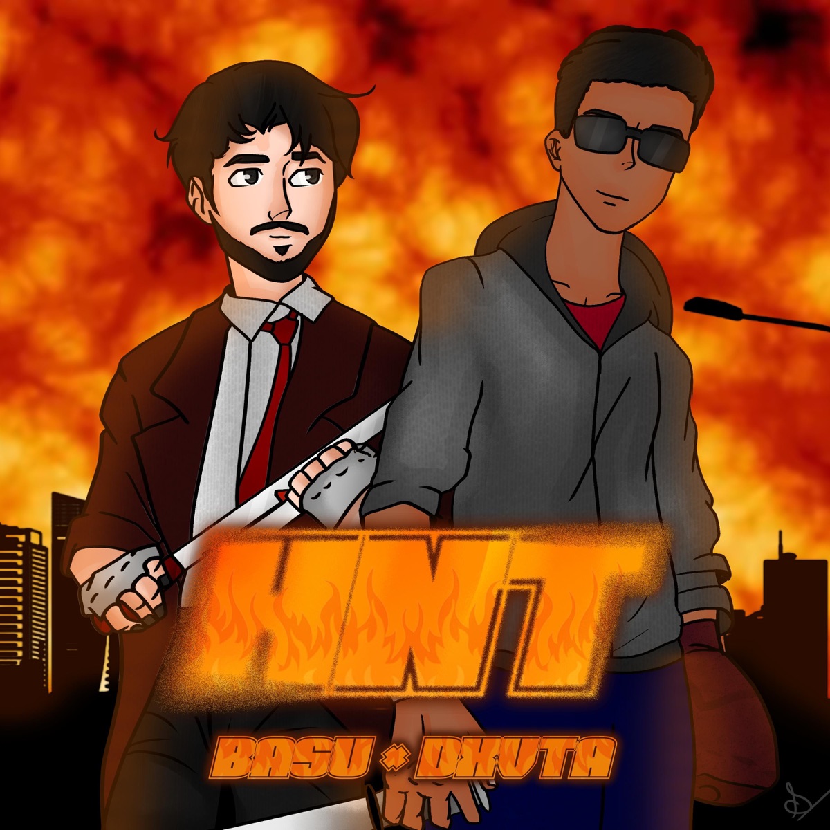 HNT (feat. Dxvta) - Single by BASU album cover