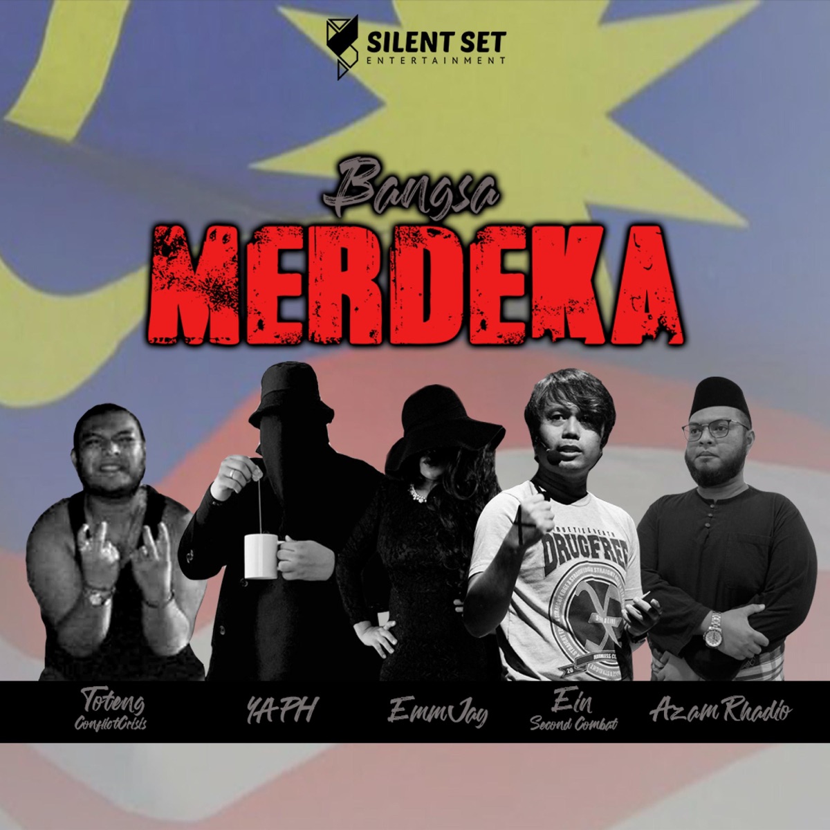 Bangsa Merdeka (feat. EmmJay, YAPH, Ein Second Combat & Toteng (ConflictCrisis)) - Single by AzamRhadio album cover