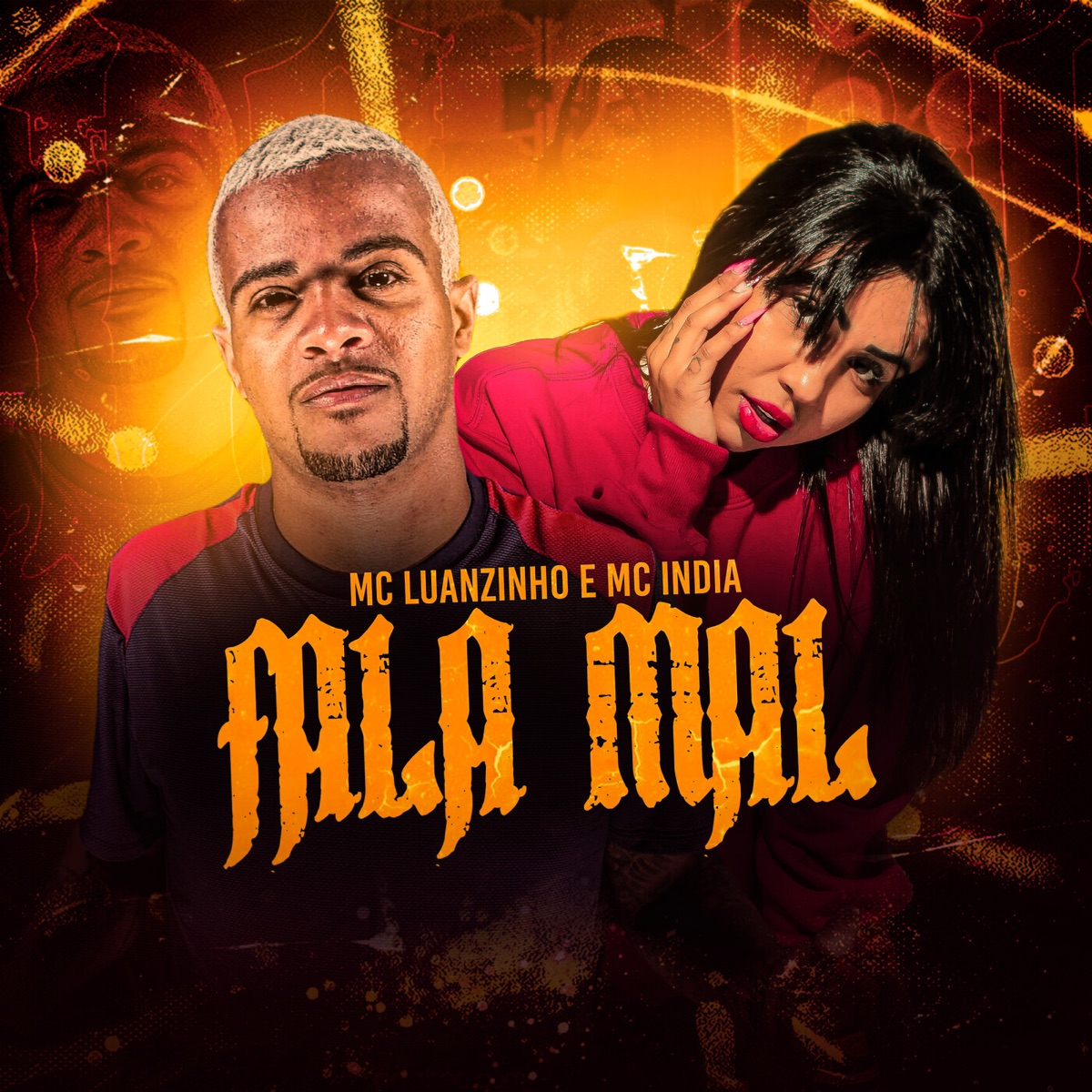 Fala Mal - Single by Mc Luanzinho & Mc India album cover