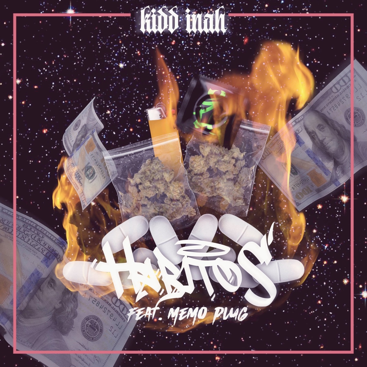 Hábitos (feat. Memo Plug) - Single by Kidd Inah album cover