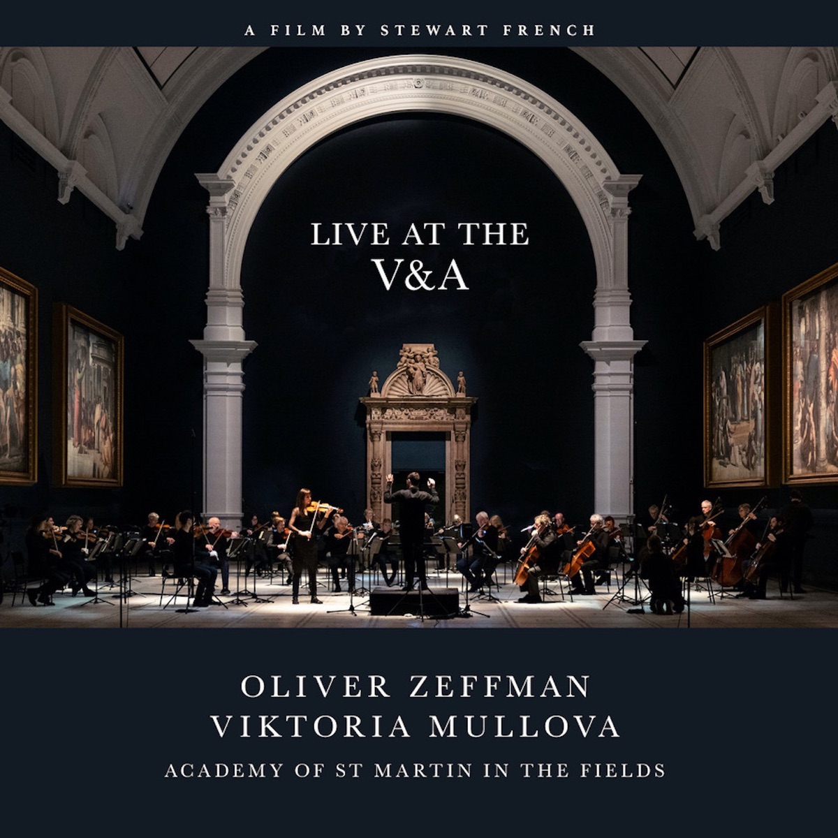 Live At The V&A by Oliver Zeffman, Academy of St Martin in the Fields & Viktoria Mullova album cover