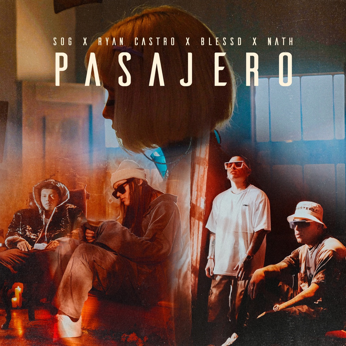 Pasajero (feat. SOG) - Single by Ryan Castro, Blessd & Nath album cover