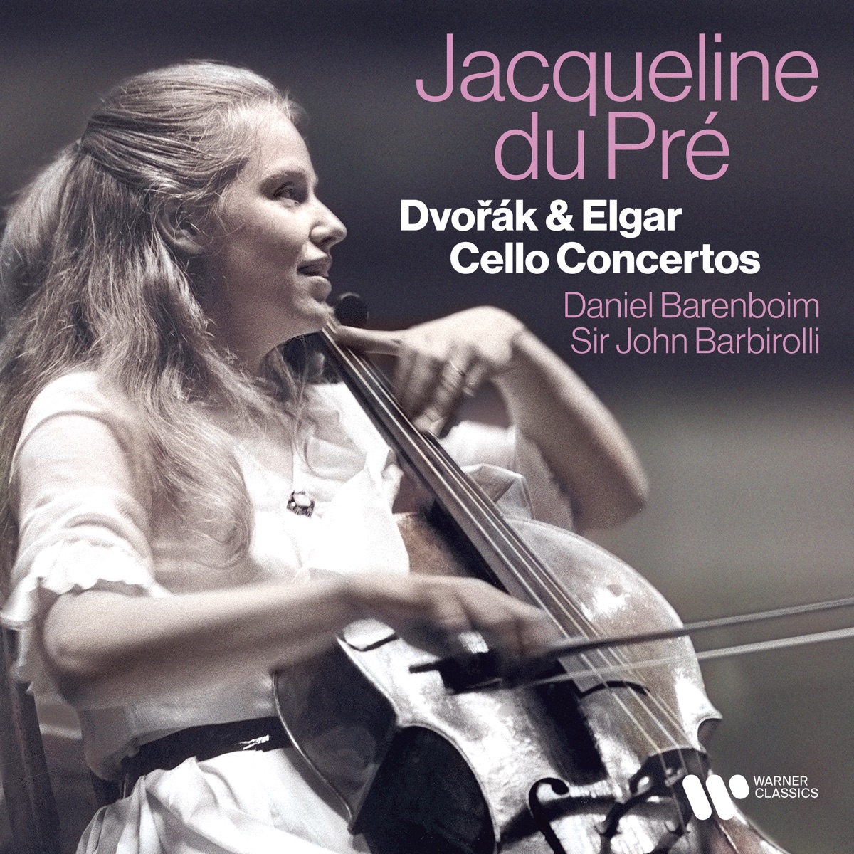 Dvořák & Elgar Cello Concertos by Jacqueline du Pré, Daniel Barenboim, Sir John Barbirolli, Chicago Symphony Orchestra & London Symphony Orchestra album cover