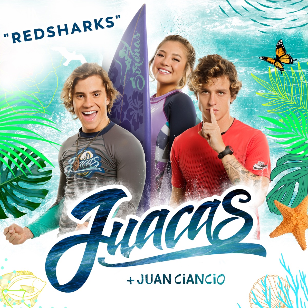 Redsharks (feat. Rafael Castro & Gabriel Chadan) - Single by Juacas & Juan Ciancio album cover