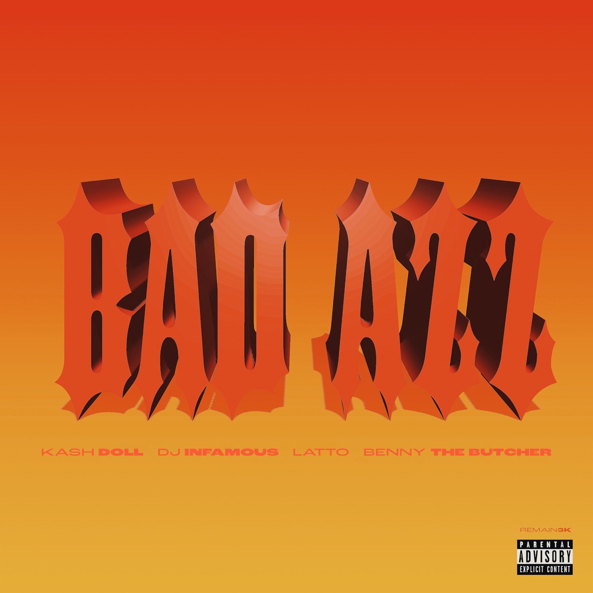 Bad Azz (feat. Latto & Benny the Butcher) - Single by Kash Doll & DJ Infamous album cover