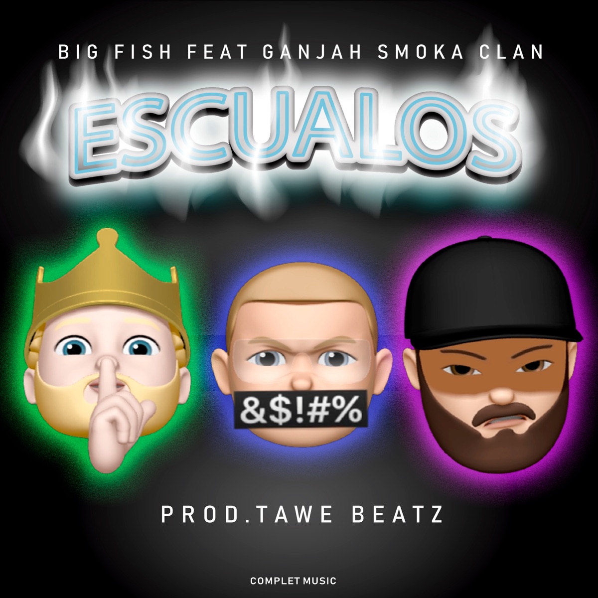 Escualos (feat. Ganjah Smoka Clan) - Single by Estarlik Big Fish album cover