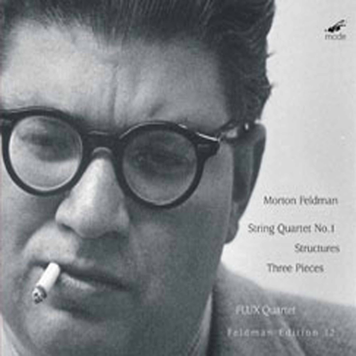 Feldman: String Quartet No. 1, Structures & 3 Pieces by Flux Quartet album cover